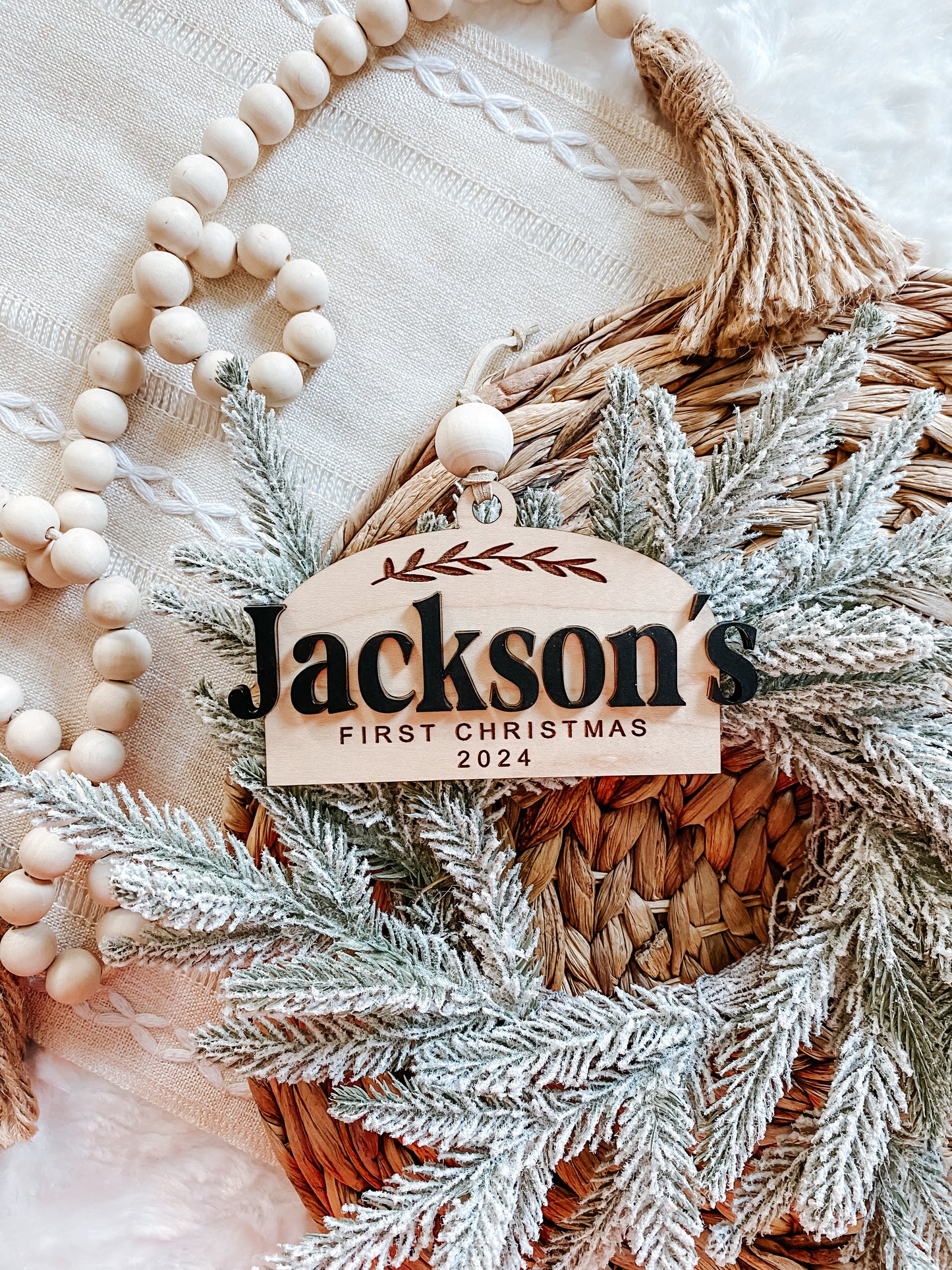First Christmas Arched Ornament