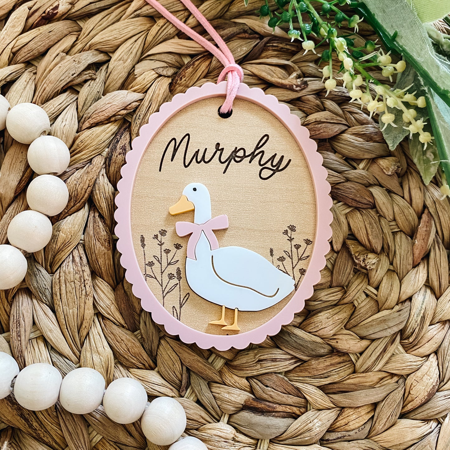 Custom Easter Basket Tag