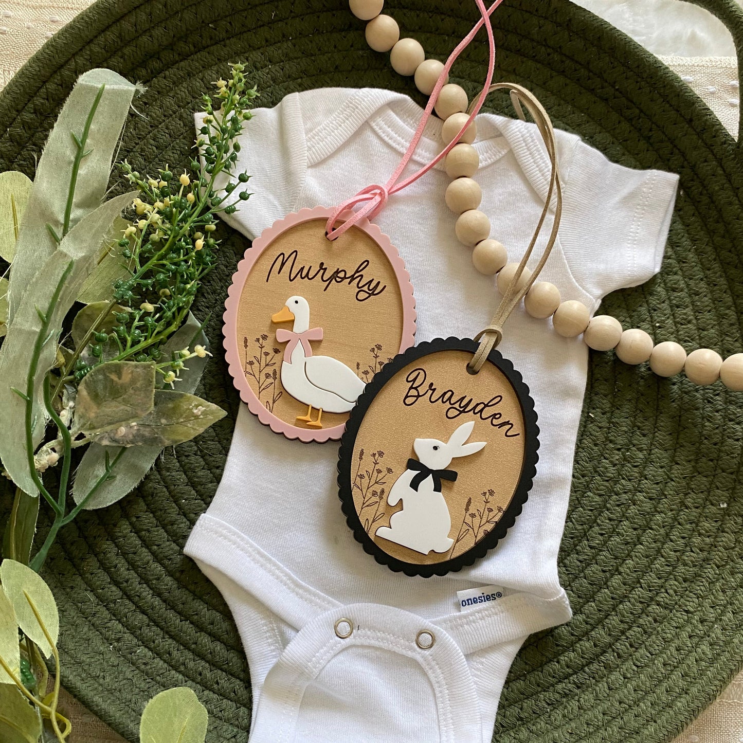 Custom Easter Basket Tag