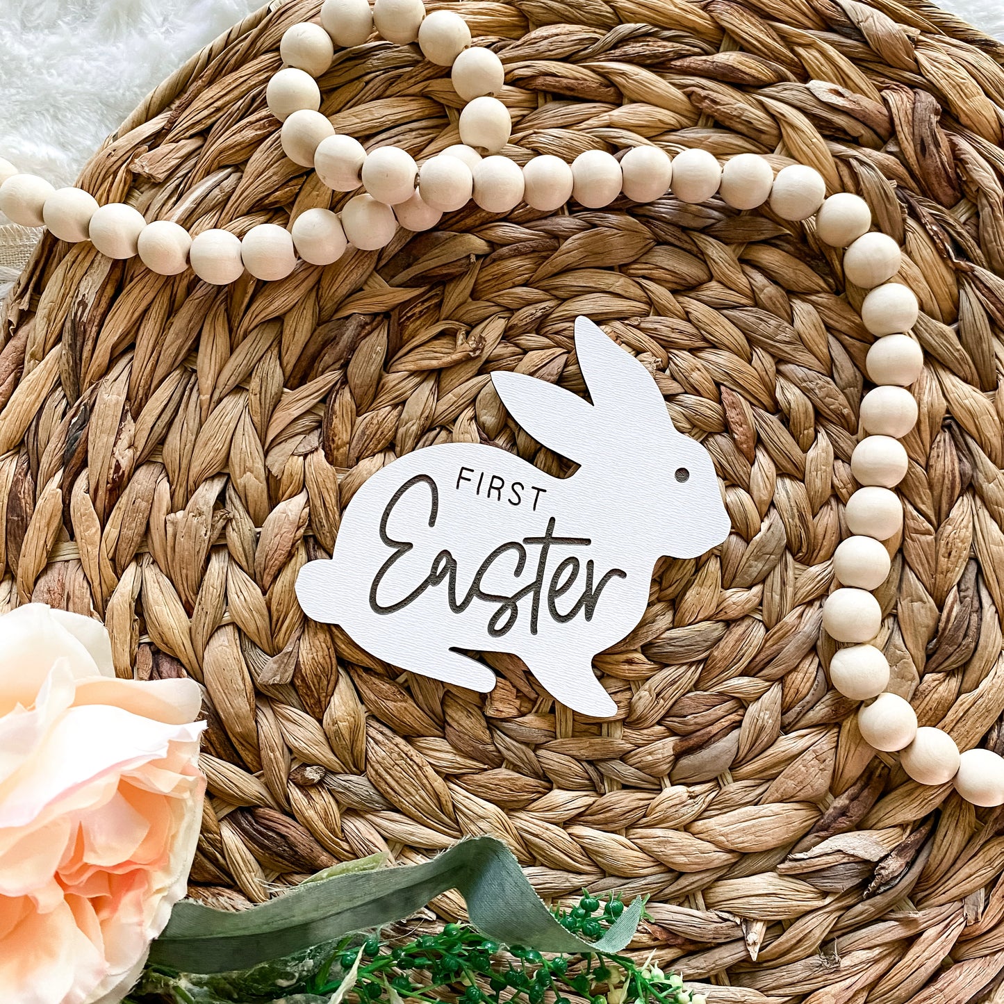 Baby's First Easter Milestone Sign - Bunny