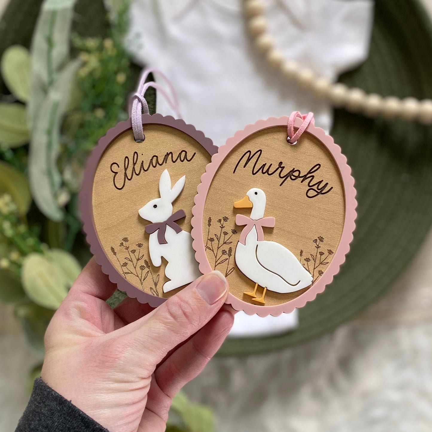 Custom Easter Basket Tag