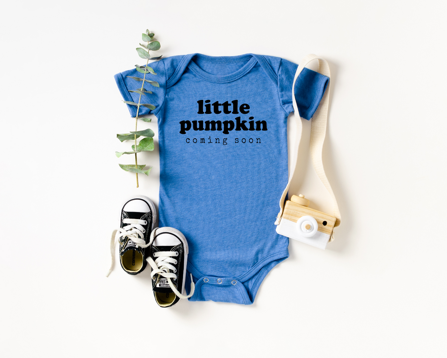 Little Pumpkin Coming Soon Onesie