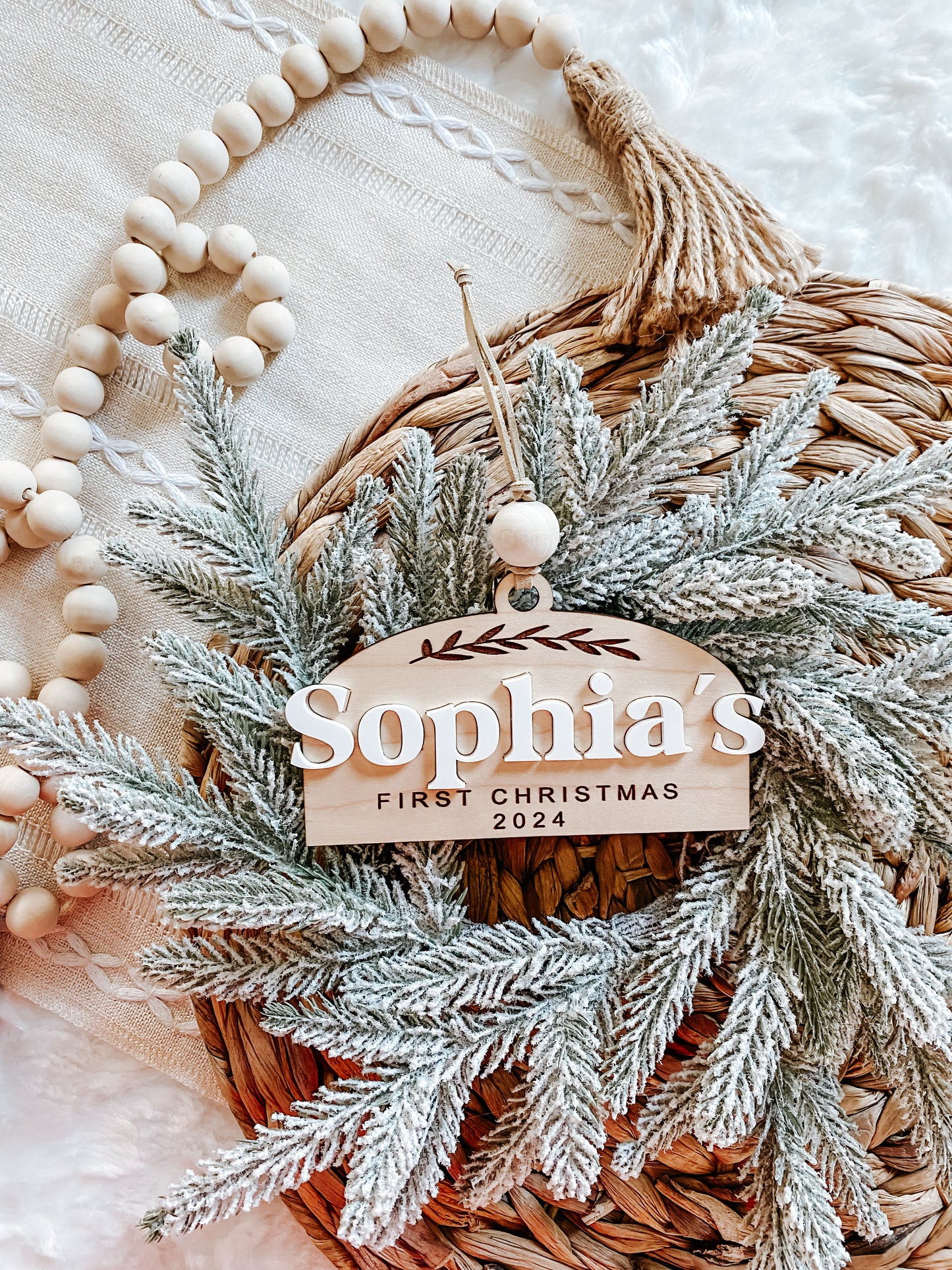 First Christmas Arched Ornament