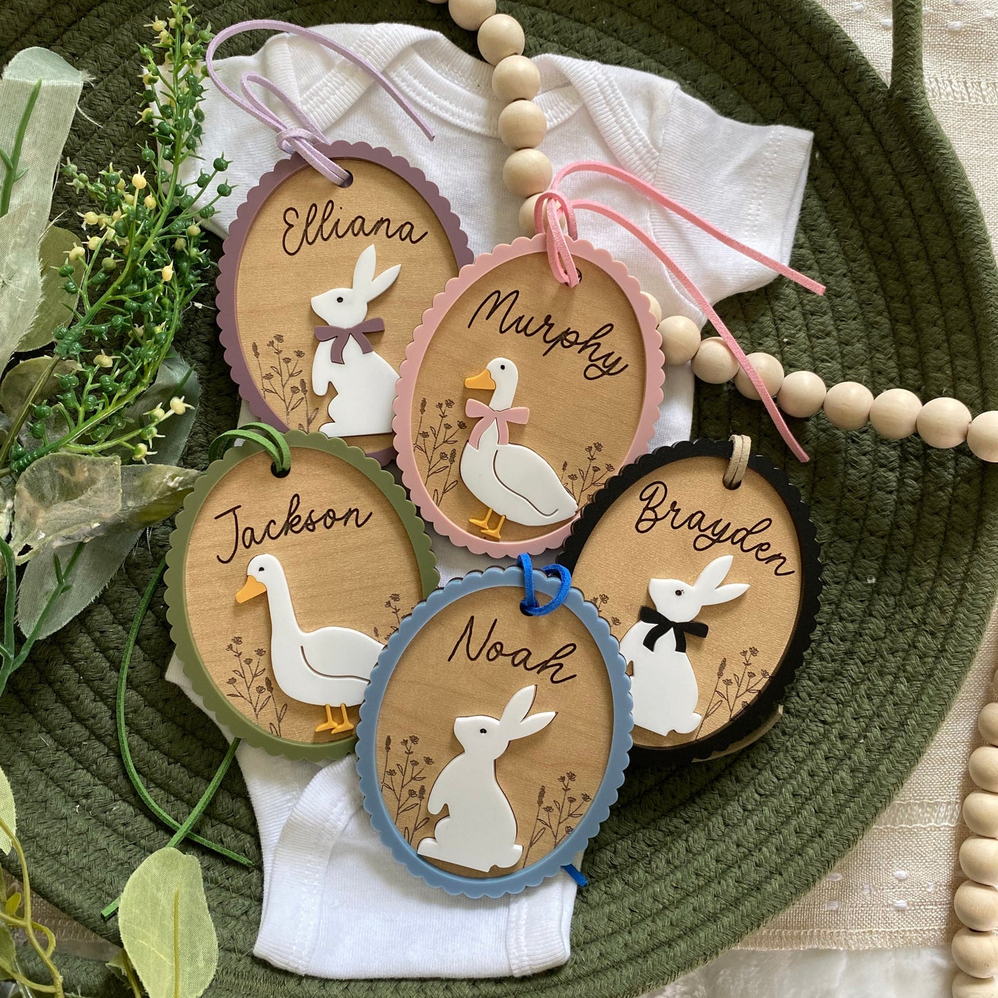 Custom Easter Basket Tag