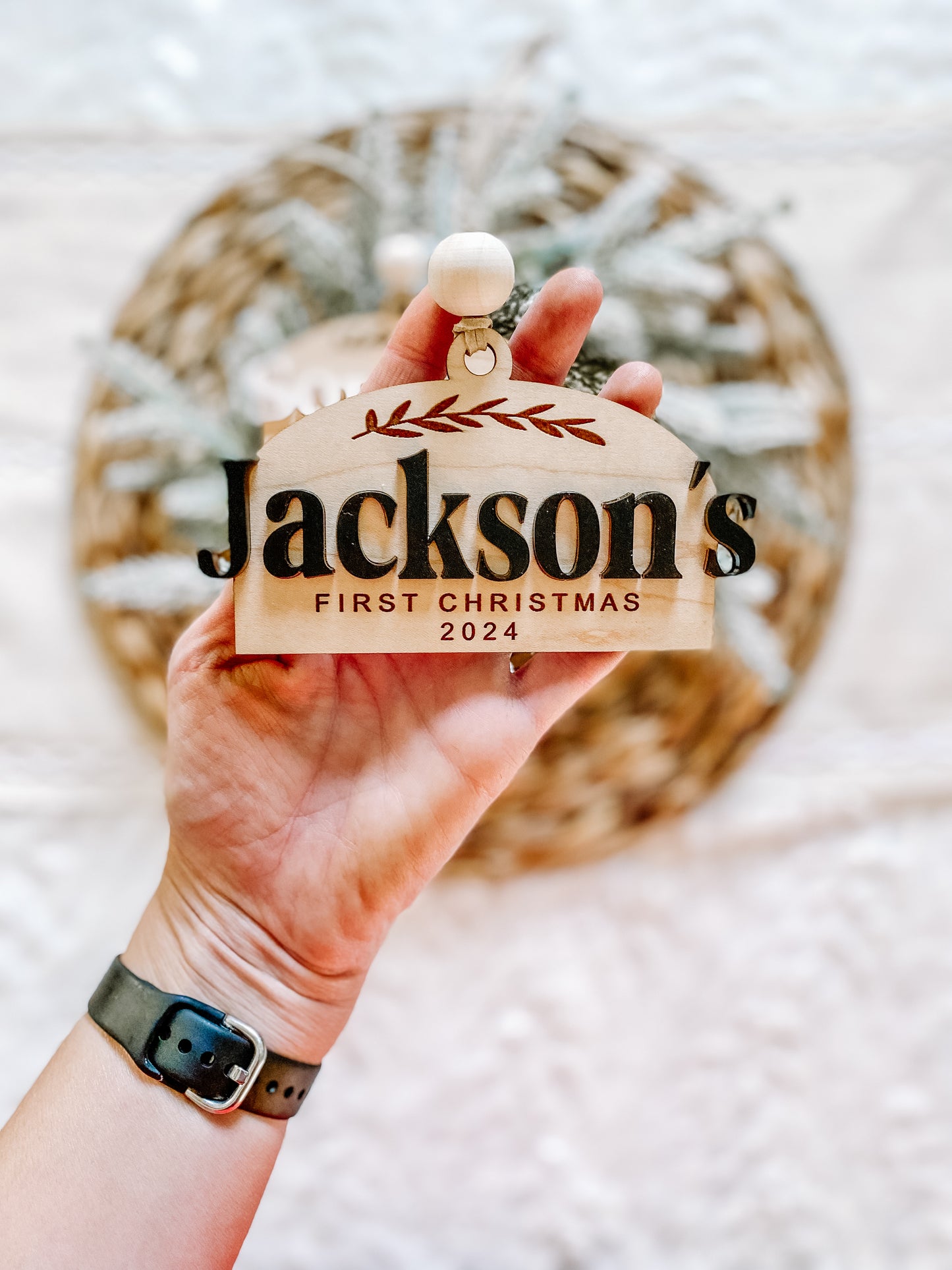 First Christmas Arched Ornament