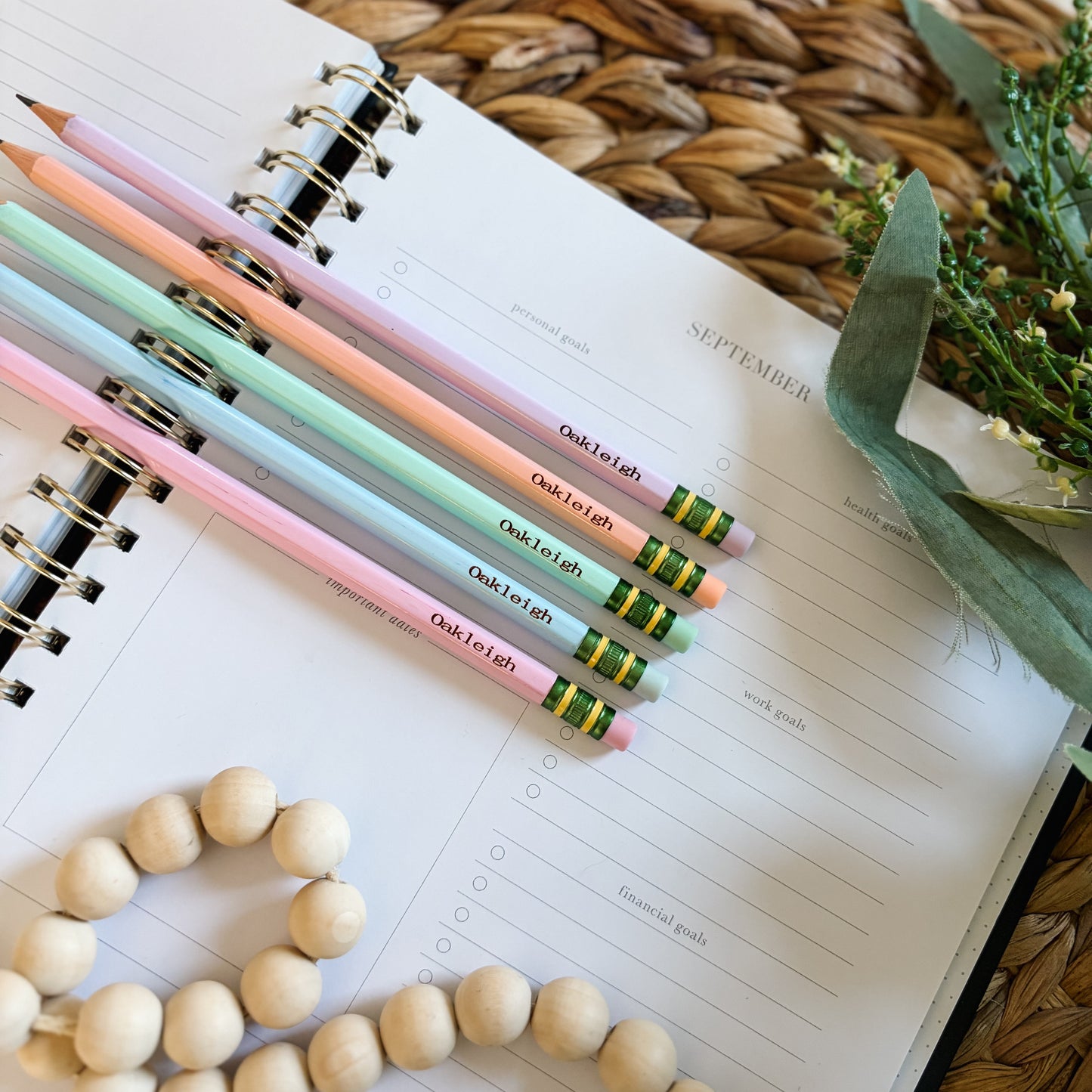 Personalized Engraved Ticonderoga Pencils