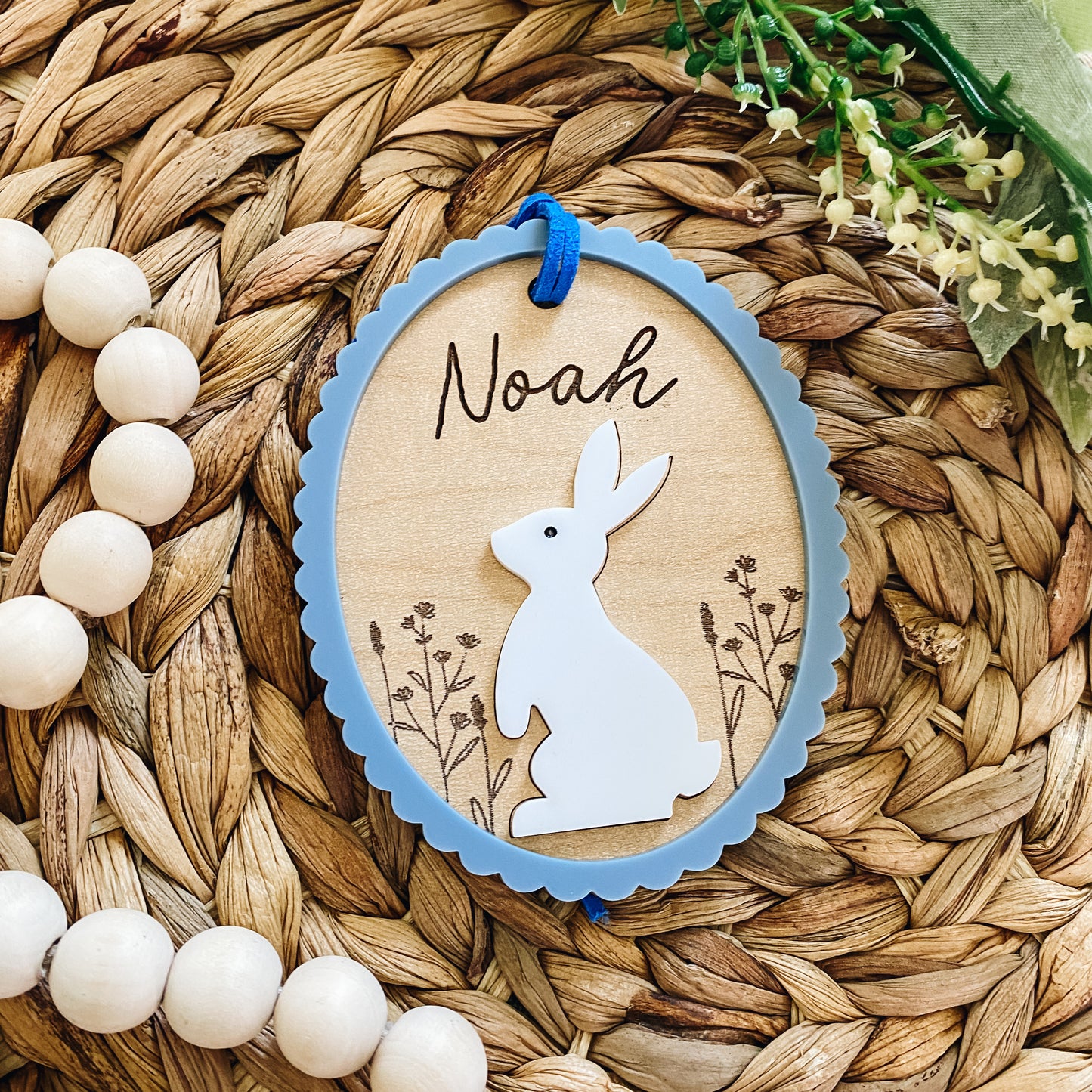 Custom Easter Basket Tag