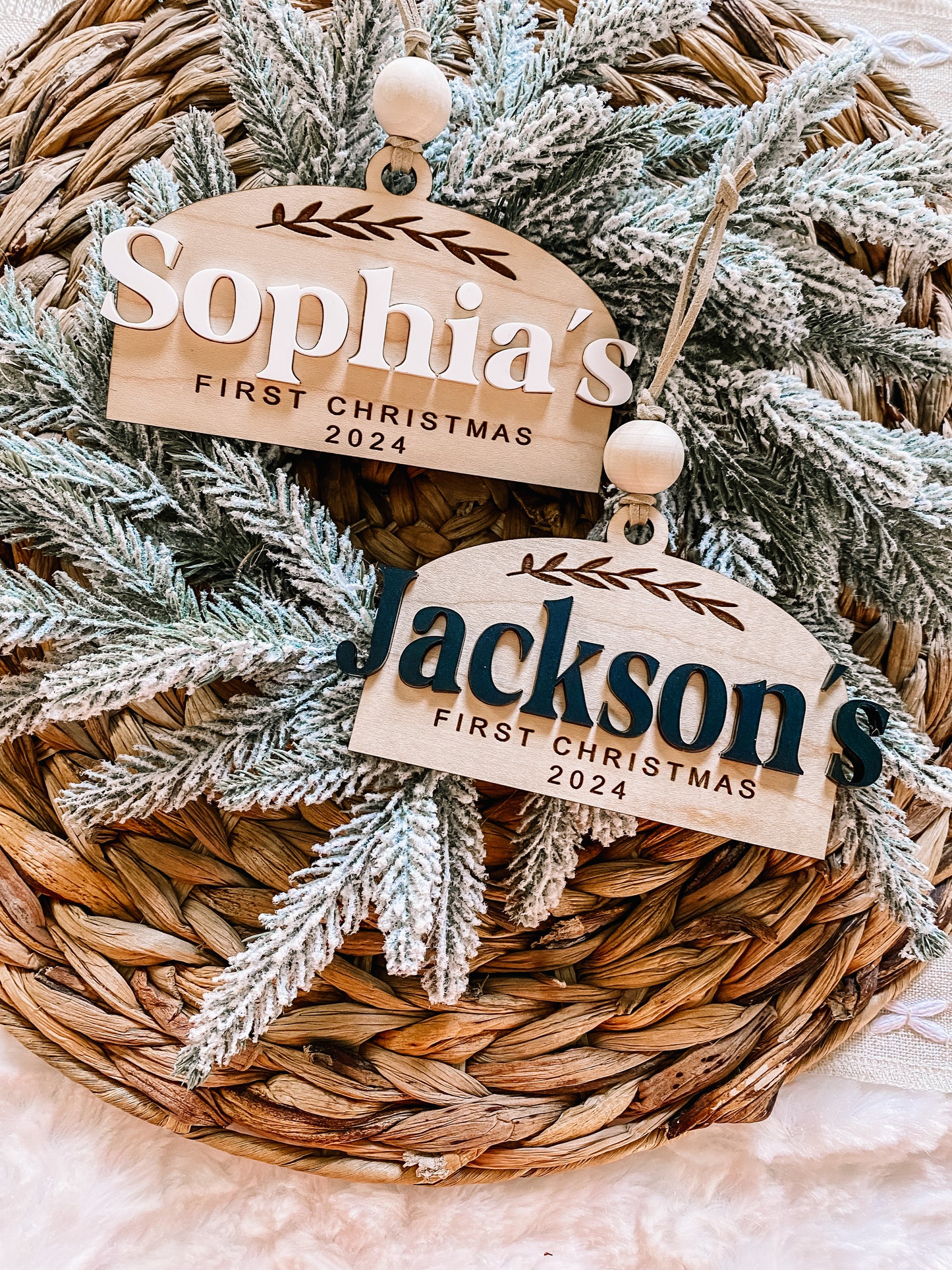 First Christmas Arched Ornament