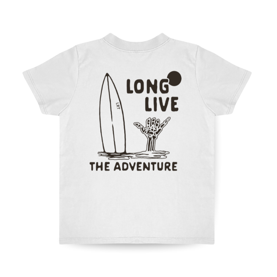 LONG LIVE THE ADVENTURE TEE - WHITE