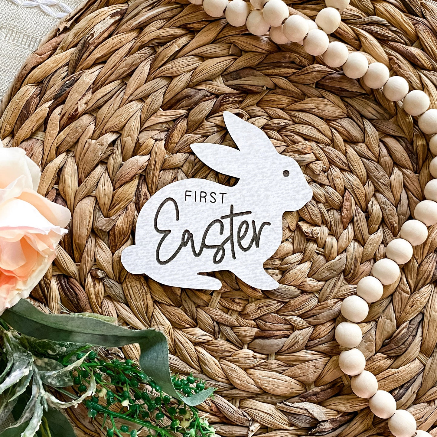Baby's First Easter Milestone Sign - Bunny
