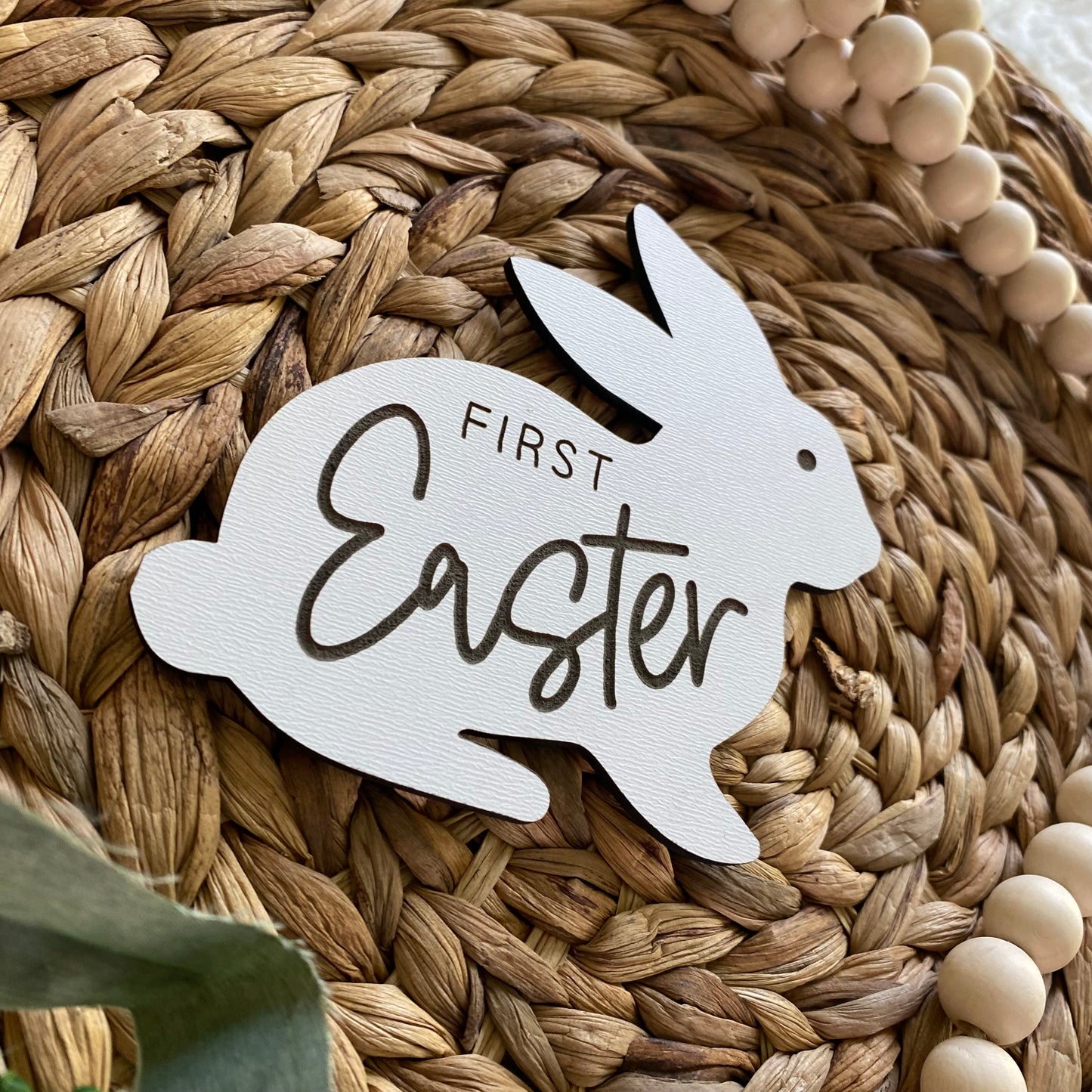 Baby's First Easter Milestone Sign - Bunny