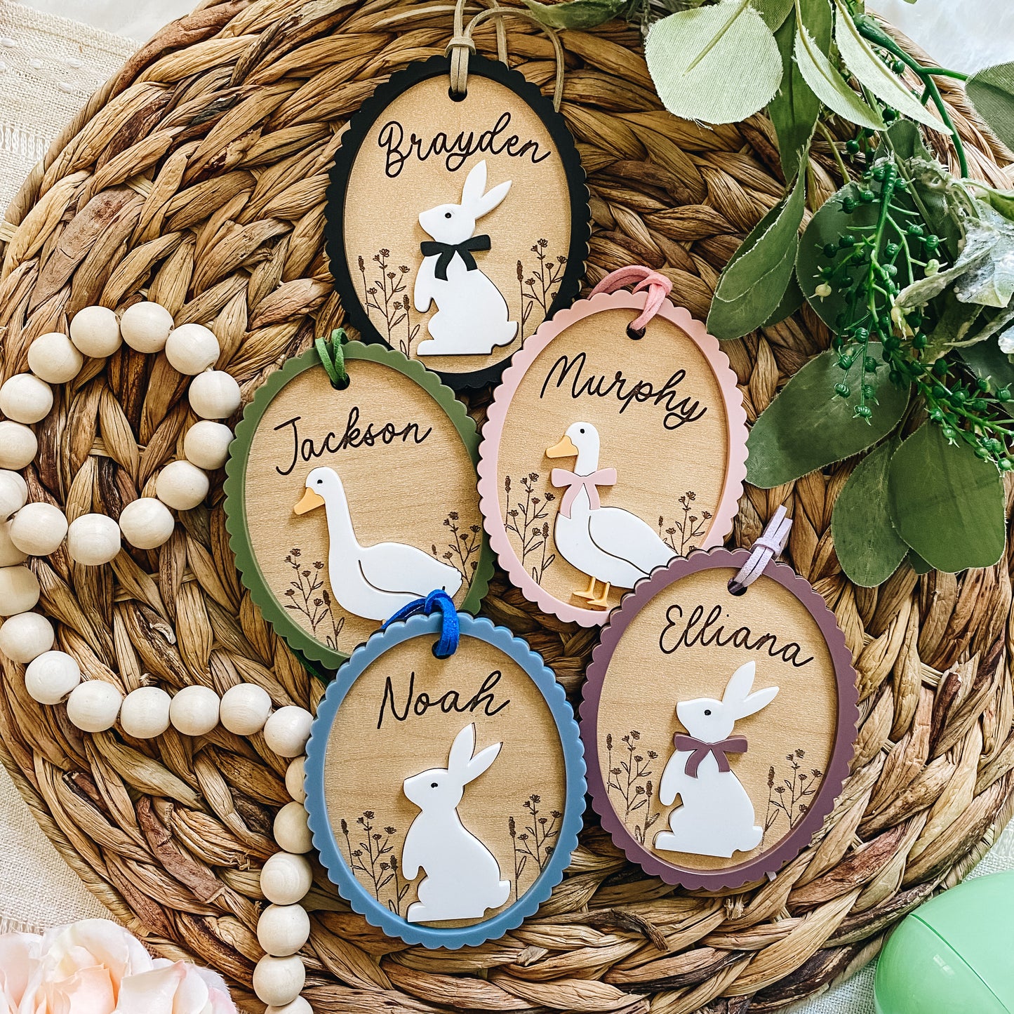 Custom Easter Basket Tag