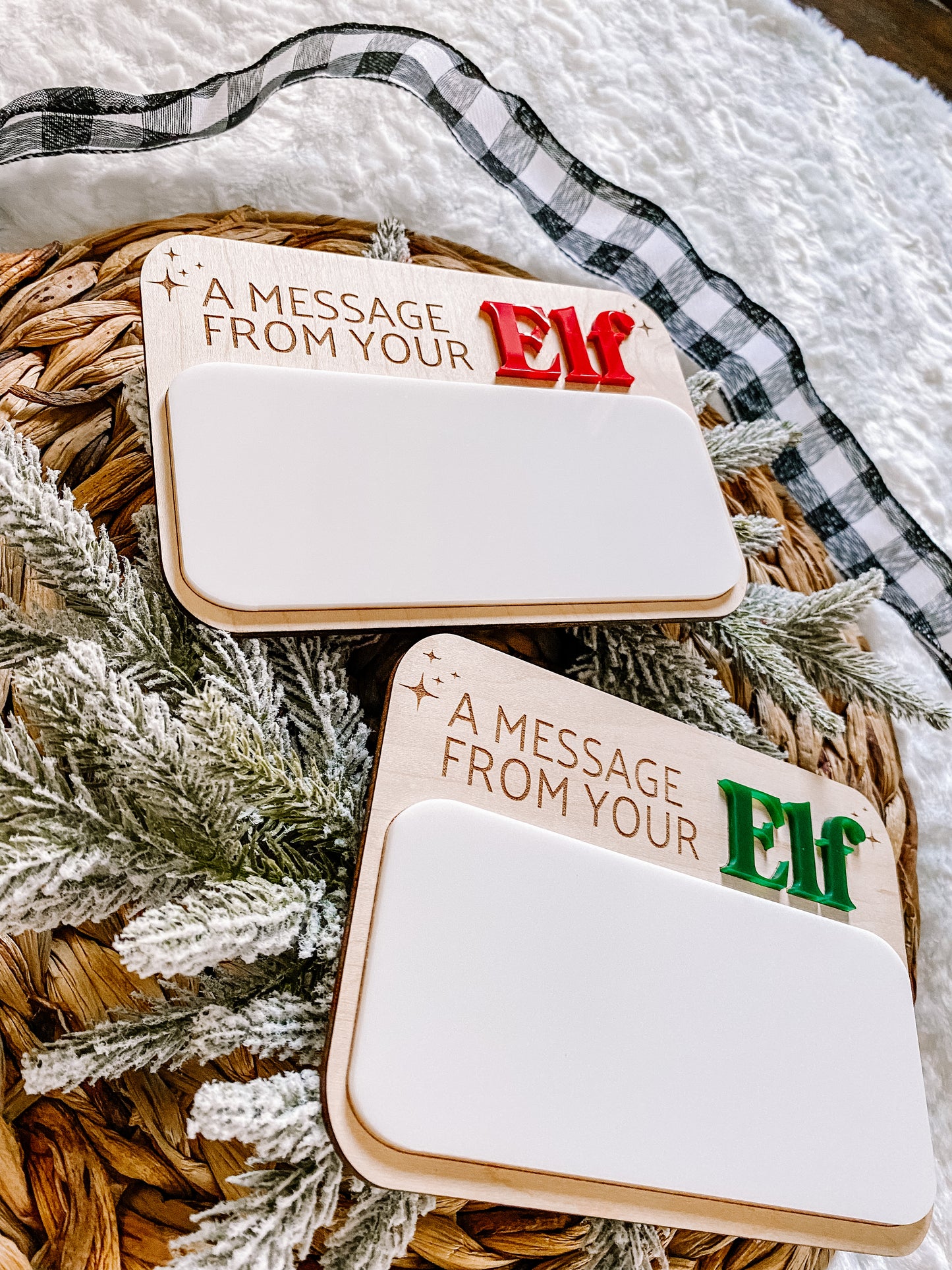 A Message From Your Elf Dry Erase Sign