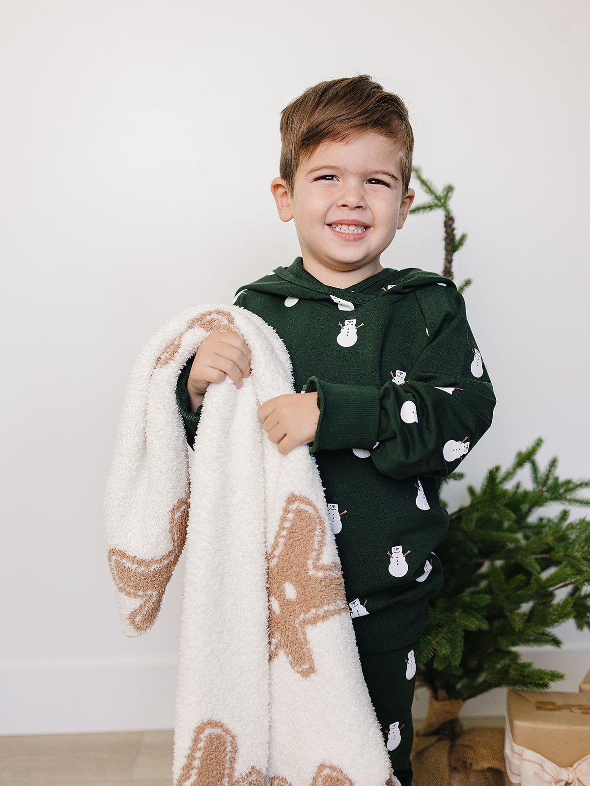 Snowman Hooded French Terry Set