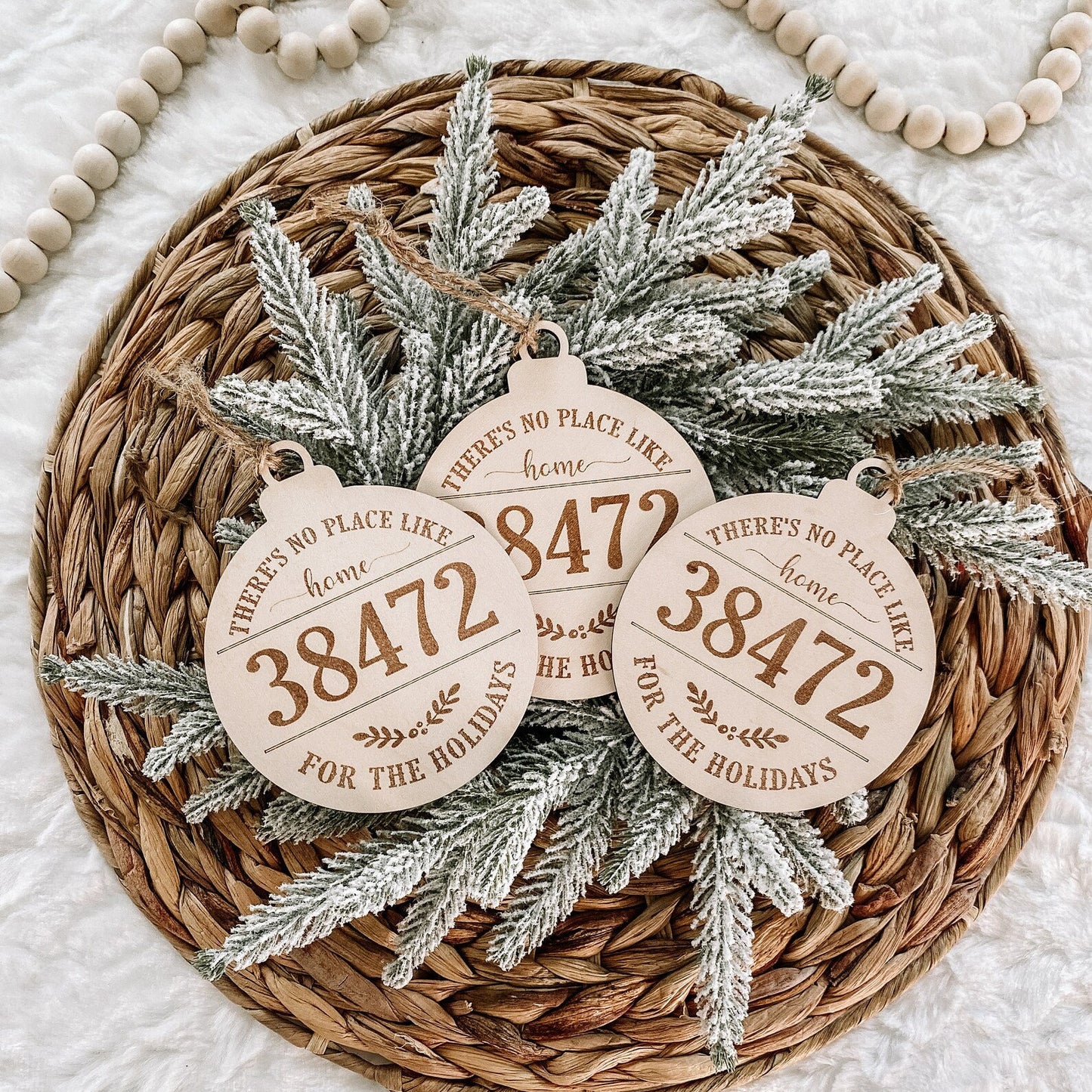 Custom Zipcode Ornament