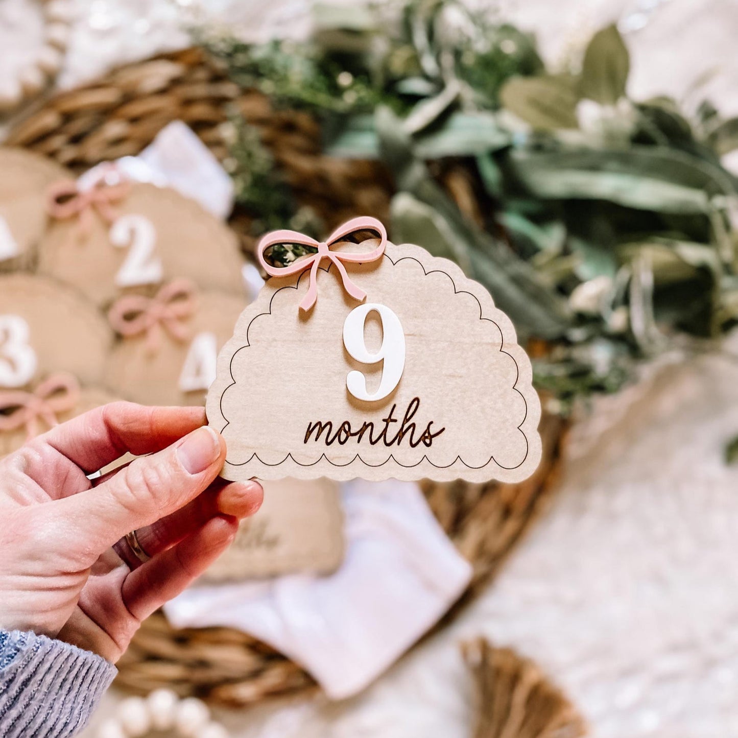 Dainty Bow Monthly Milestone Set