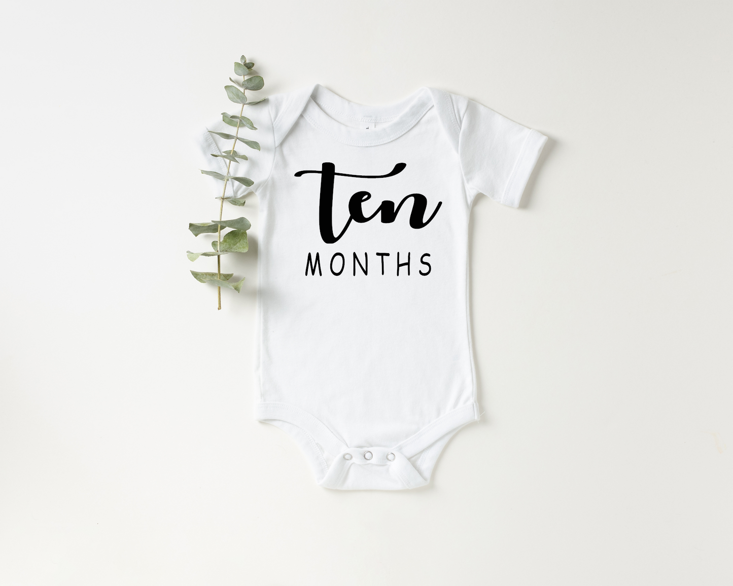 Ten Month Milestone Onesie