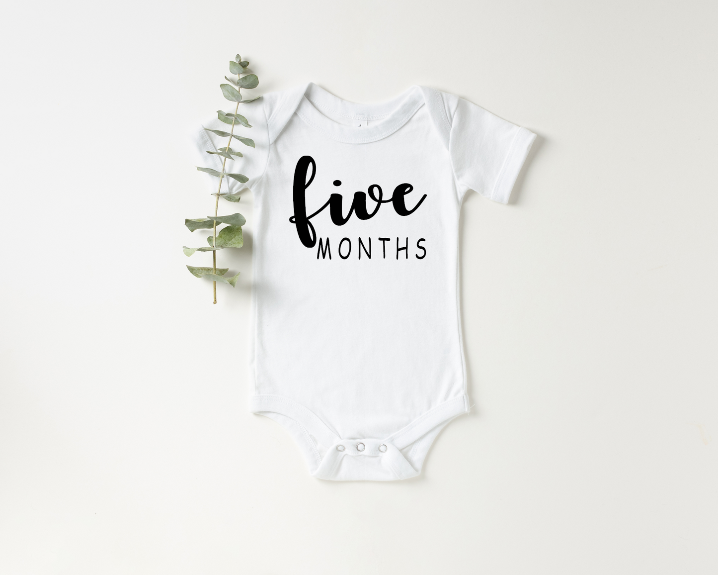 Five Month Milestone Onesie