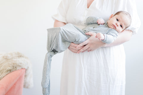 Heather Grey Knotted Gown