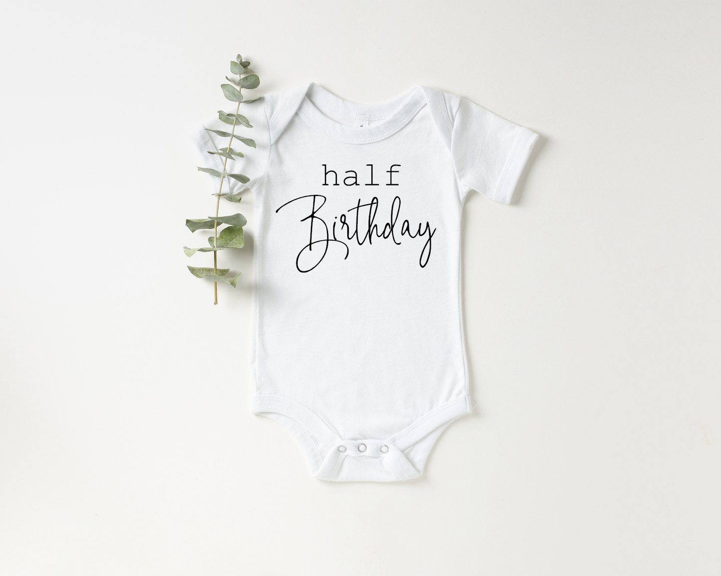 Half Birthday Milestone Onesie