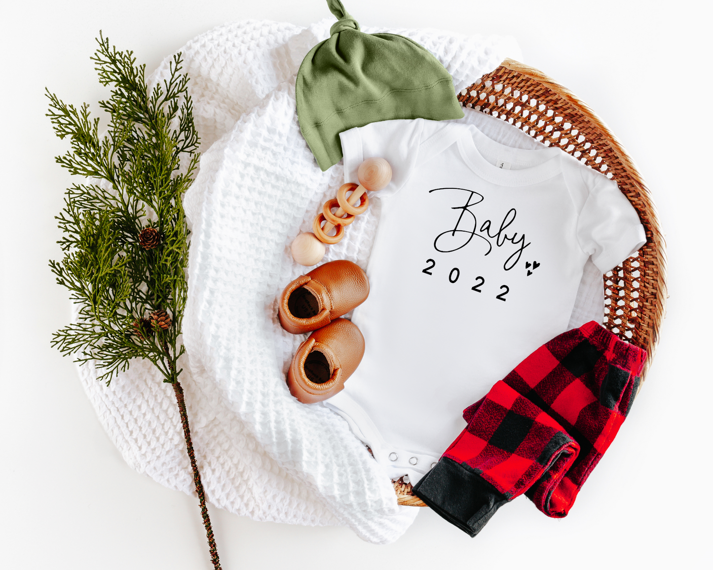 Simple Baby Coming Soon 2022 Onesie