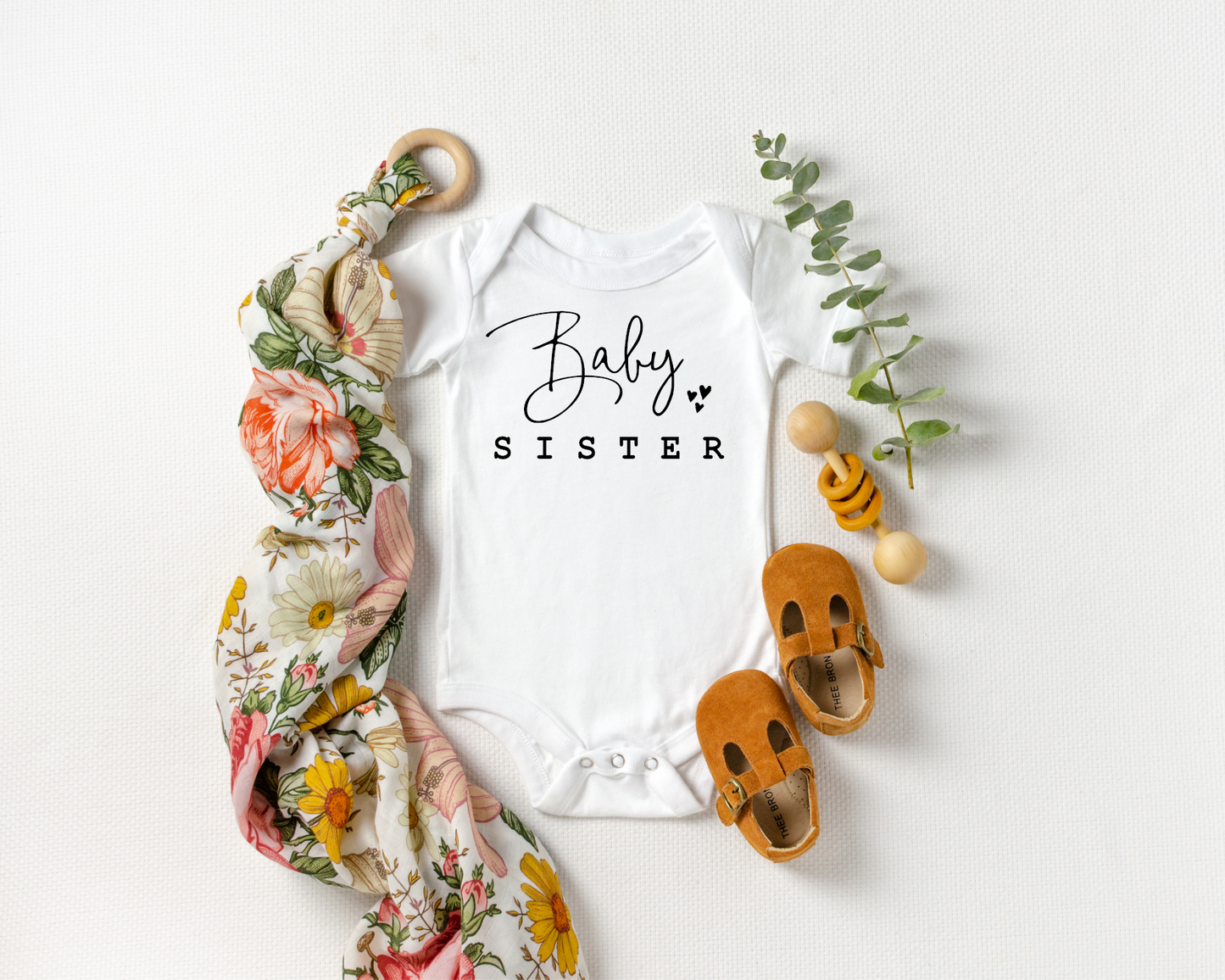 Little Sister Newborn Baby Onesie