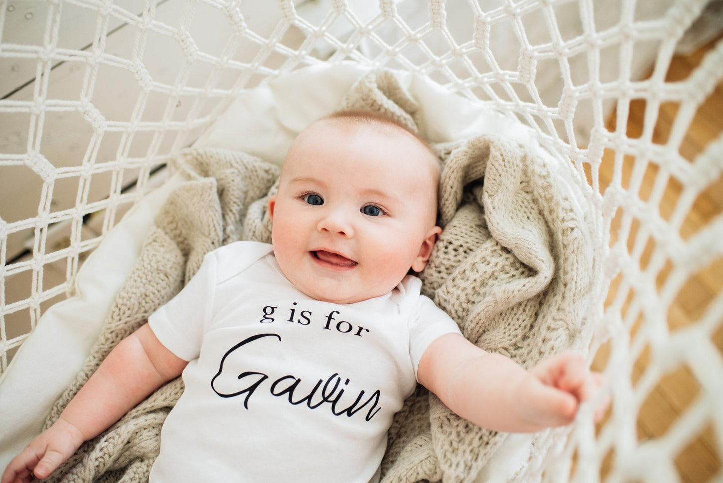 A is for - Script Lowercase Custom Name Onesie
