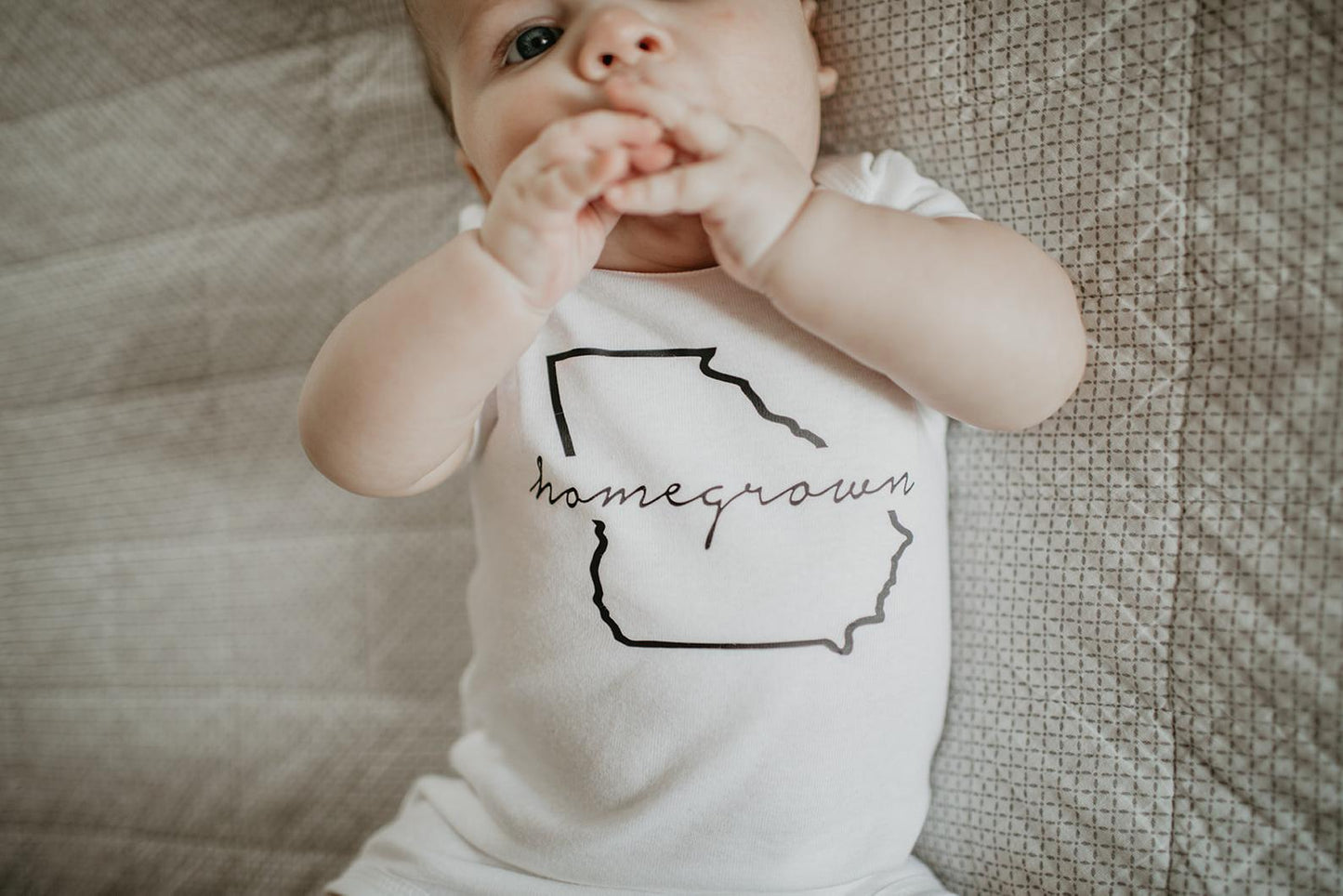 Custom Homegrown State Onesie
