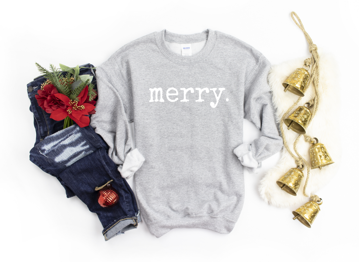 Merry. Simple Classic Holiday Fleece