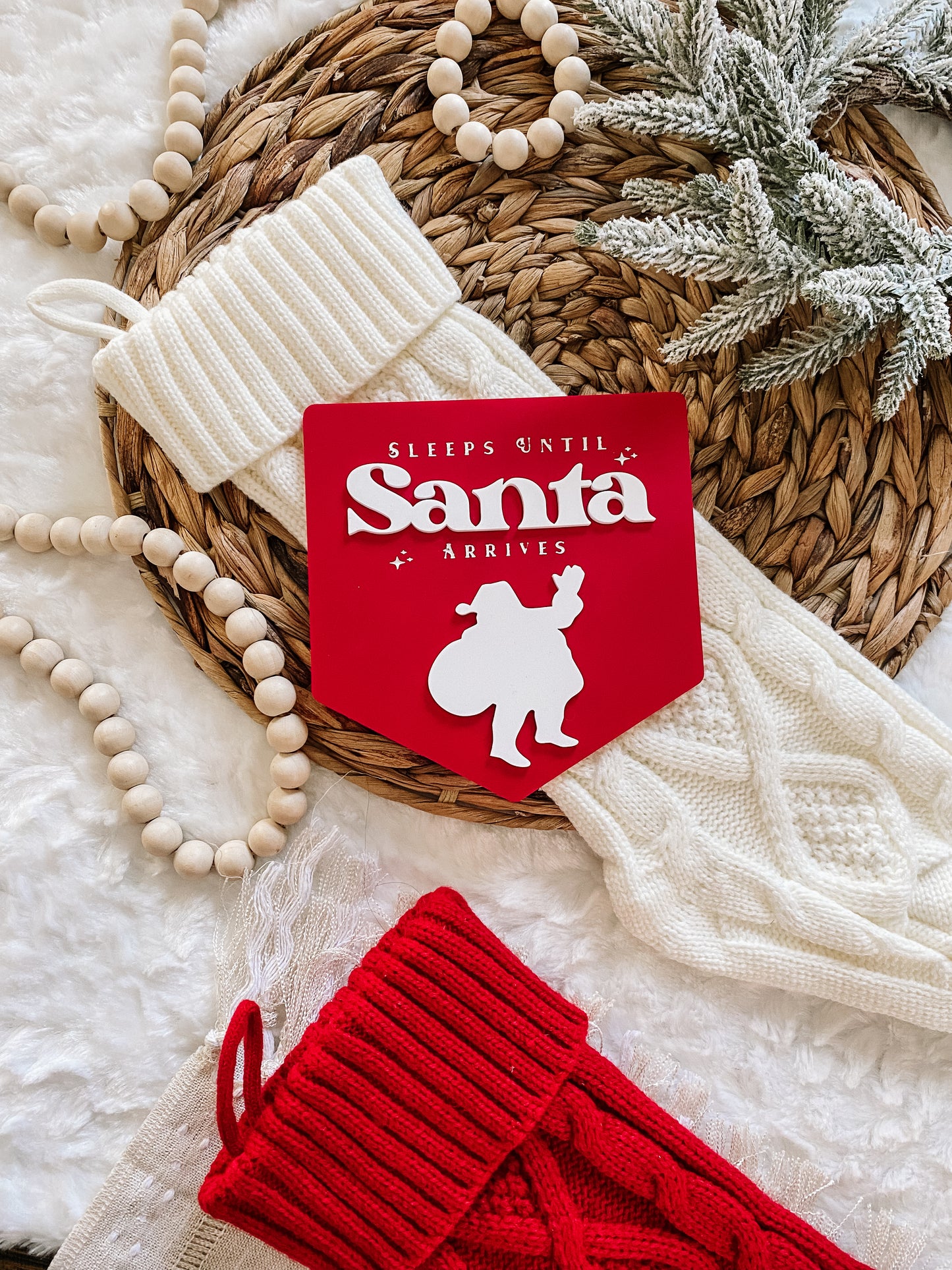 Sleeps Til Santa Comes Christmas Countdown