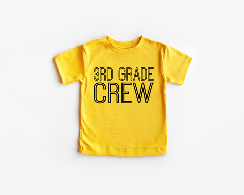 3rd Grade Crew Tee