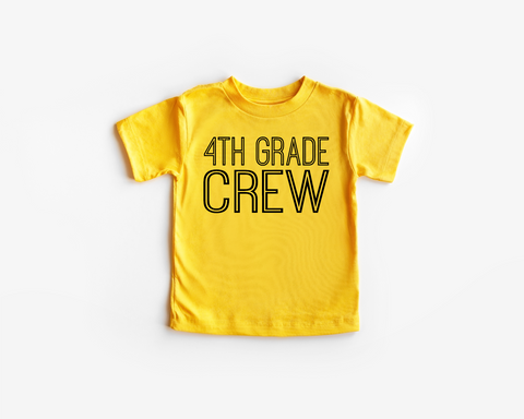 4th Grade Crew Tee