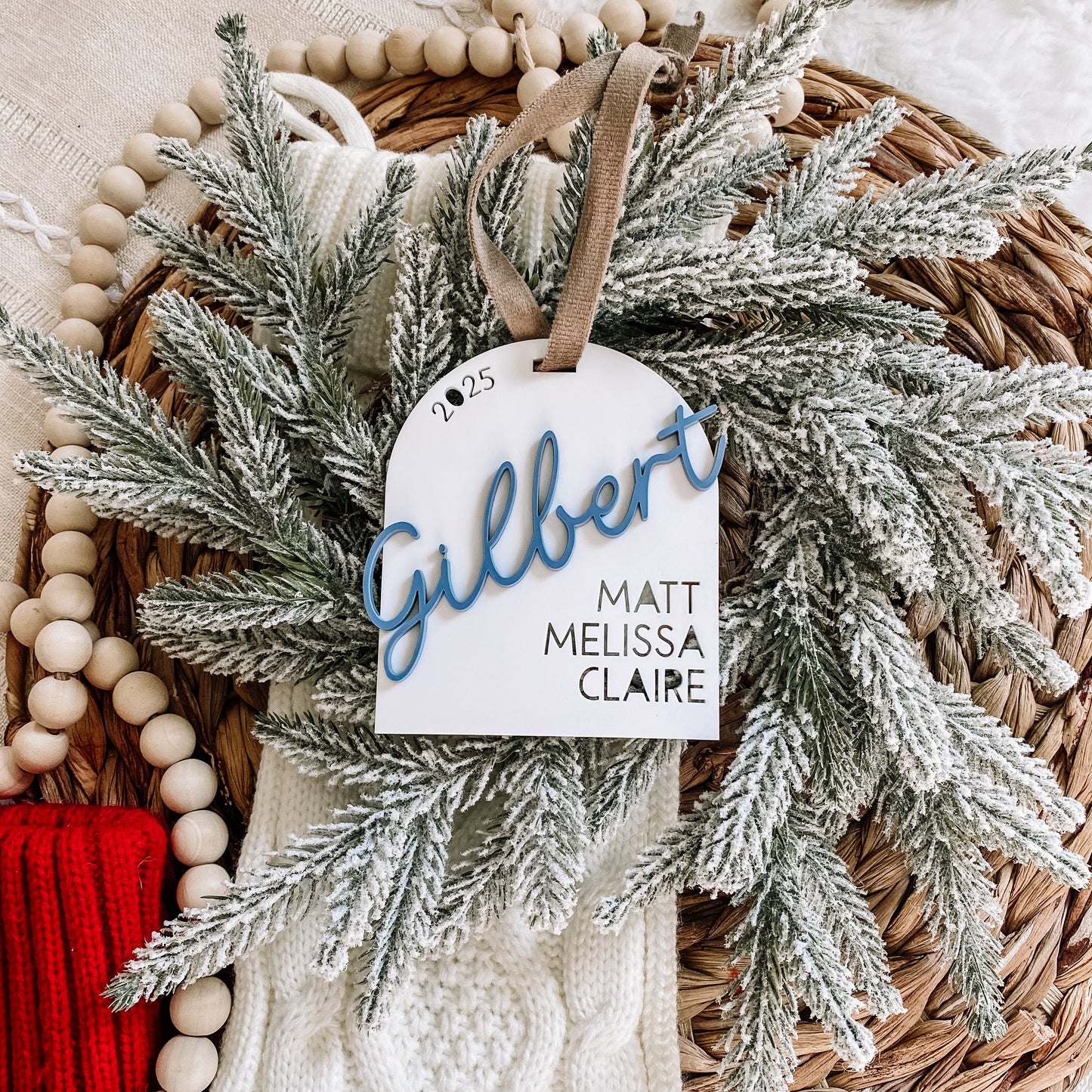 Custom Family Ornament - Acrylic Cutout