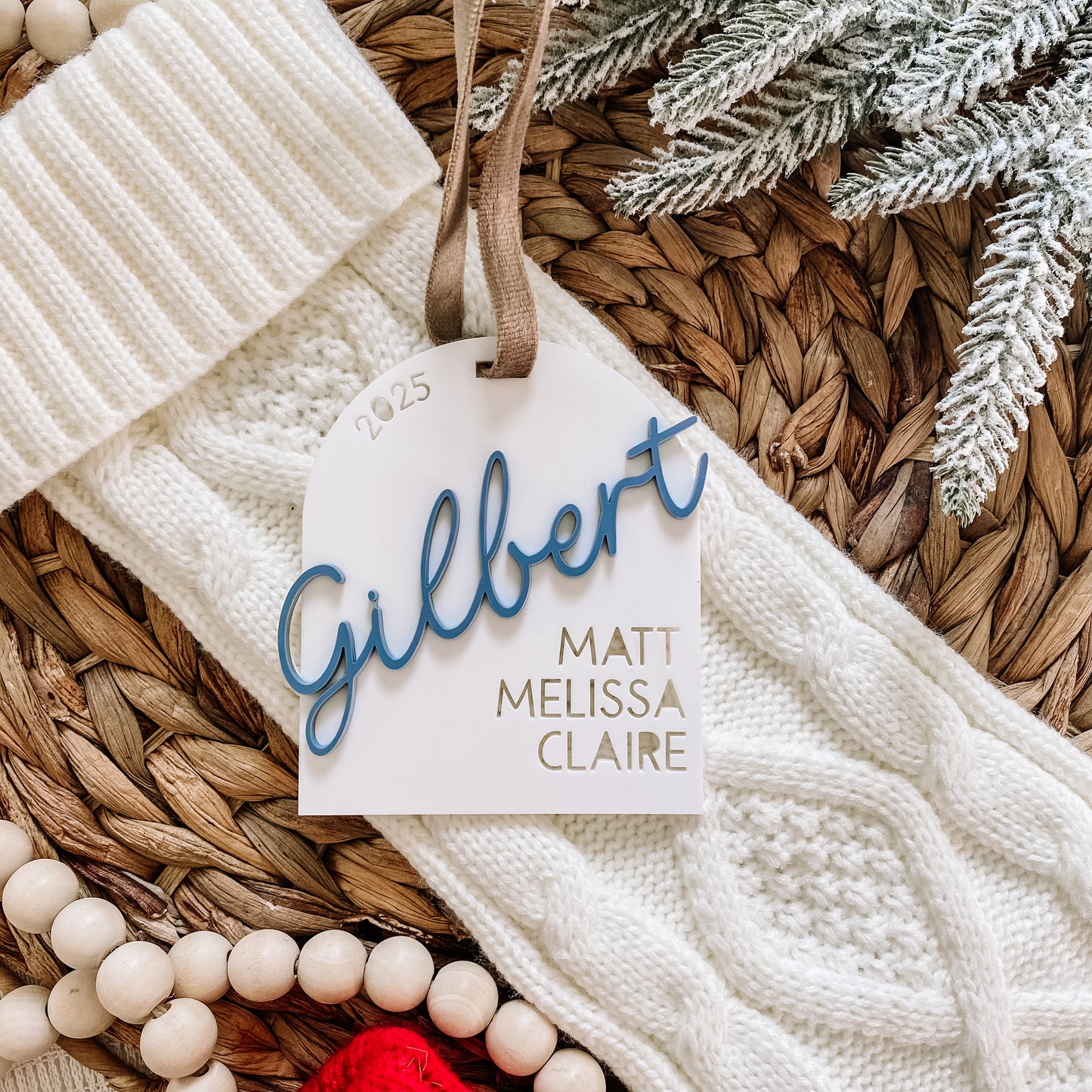 Custom Family Ornament - Acrylic Cutout