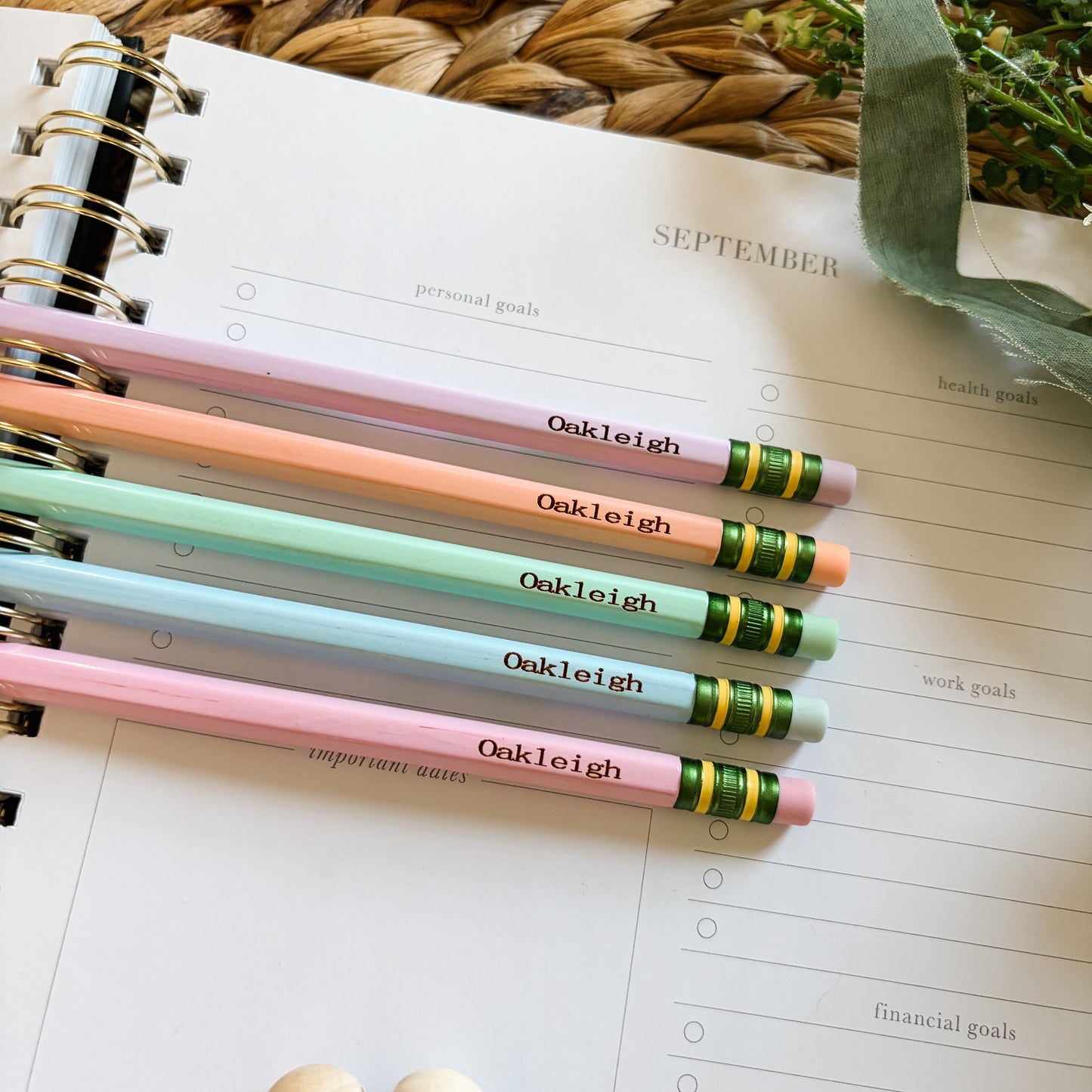 Personalized Engraved Ticonderoga Pencils