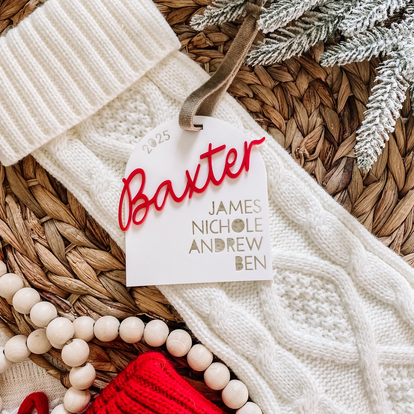 Custom Family Ornament - Acrylic Cutout