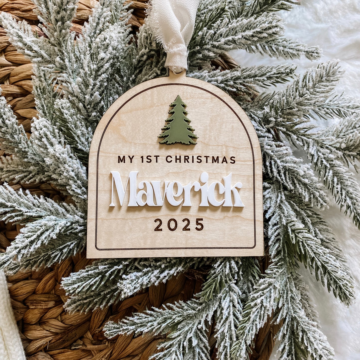 Baby’s 1st Christmas Ornament- Tree