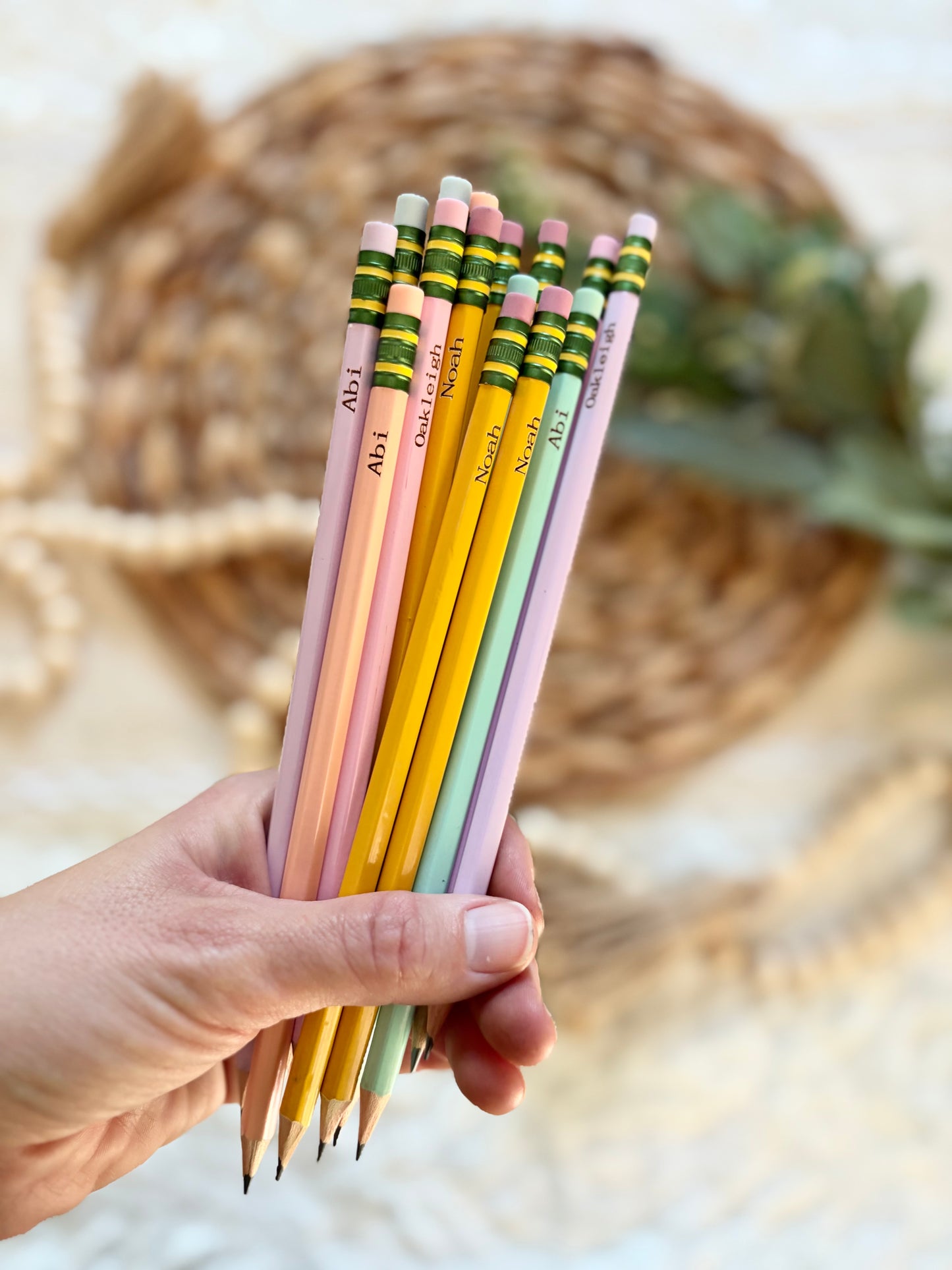 Personalized Engraved Ticonderoga Pencils