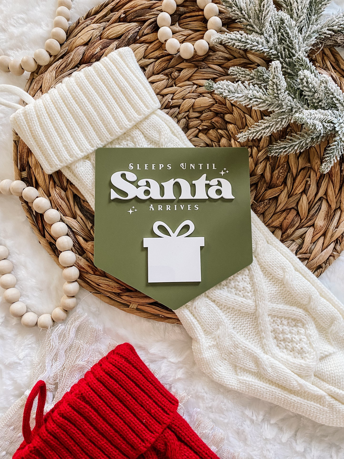 Sleeps Til Santa Comes Christmas Countdown