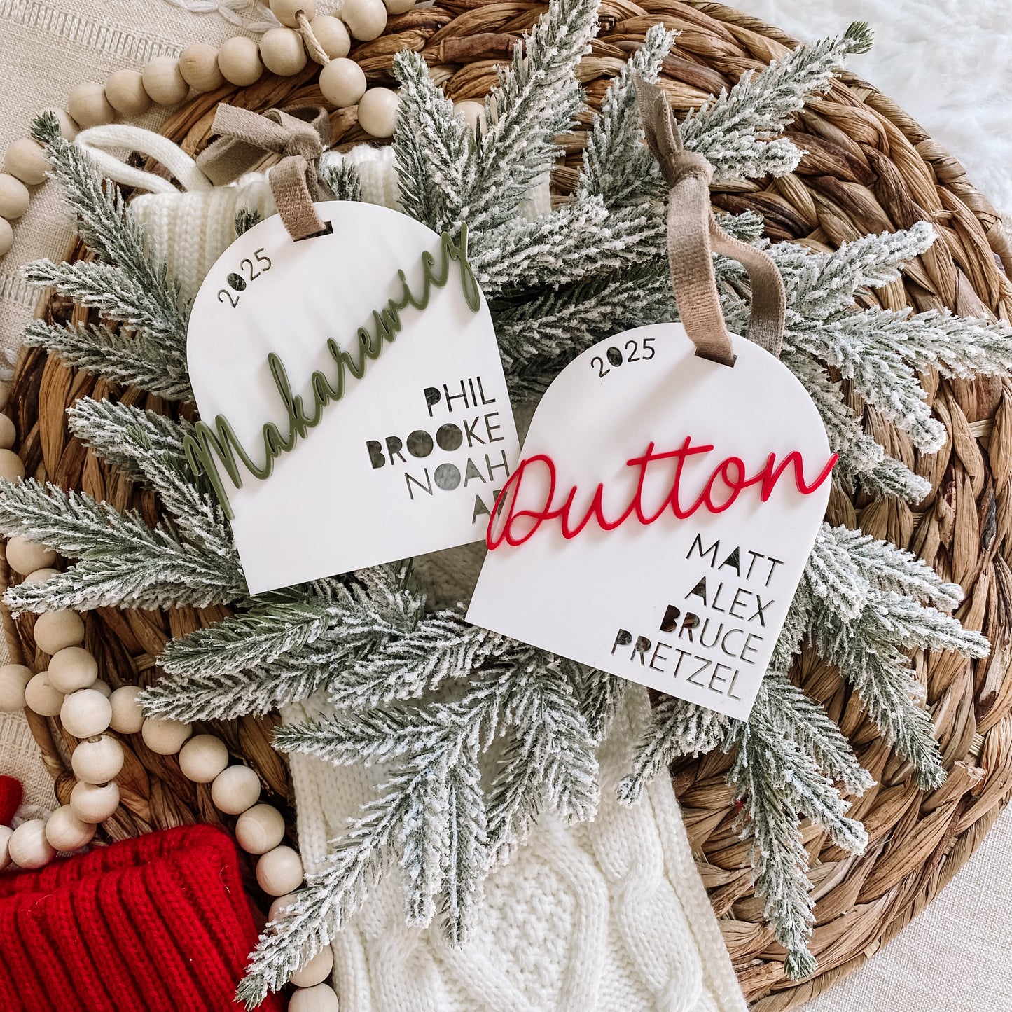 Custom Family Ornament - Acrylic Cutout