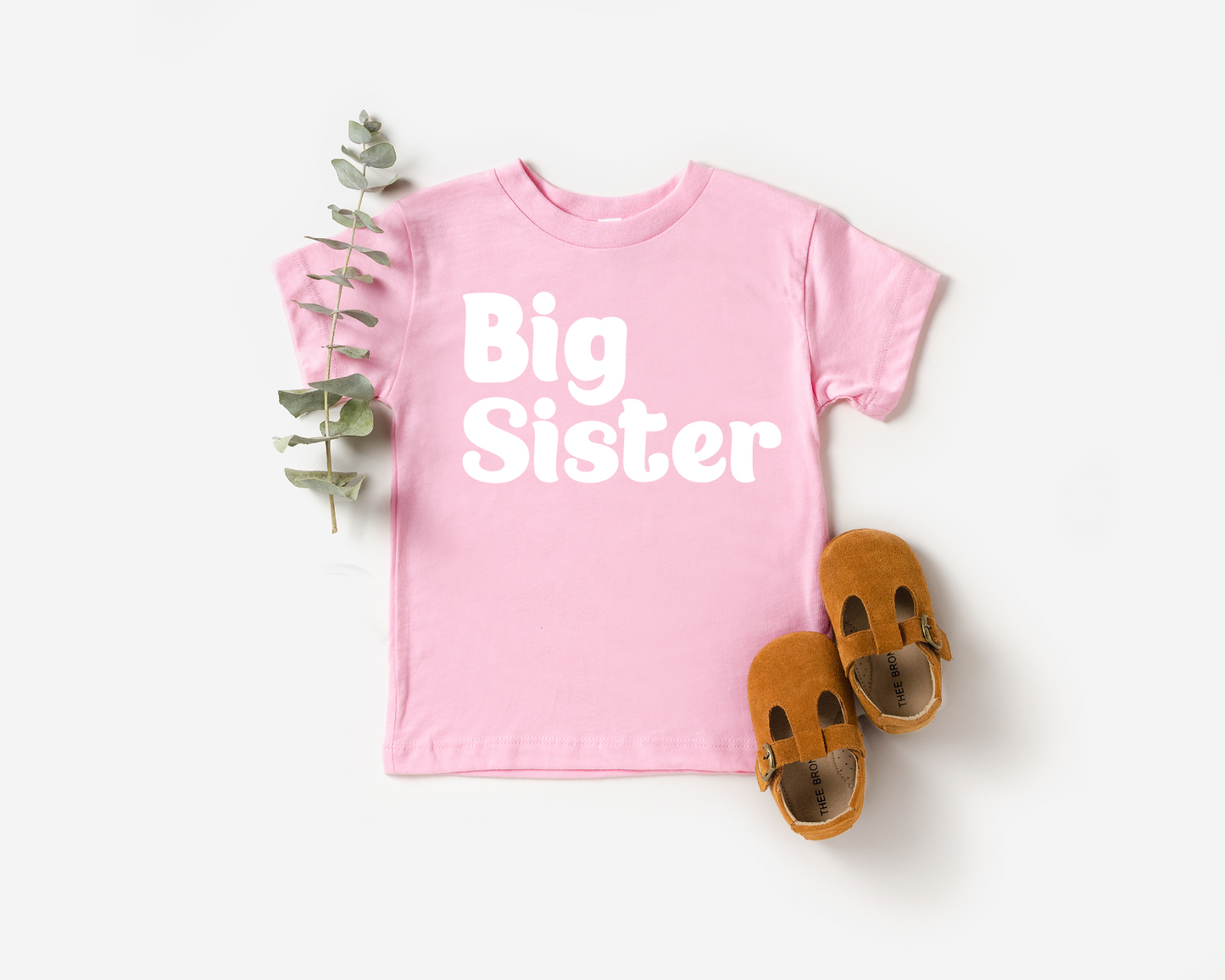 Big Sister Kid's Retro Sibling Tee