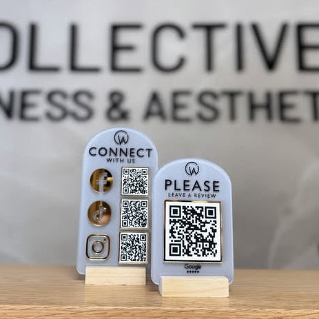 Custom Mini Single QR Code Sign