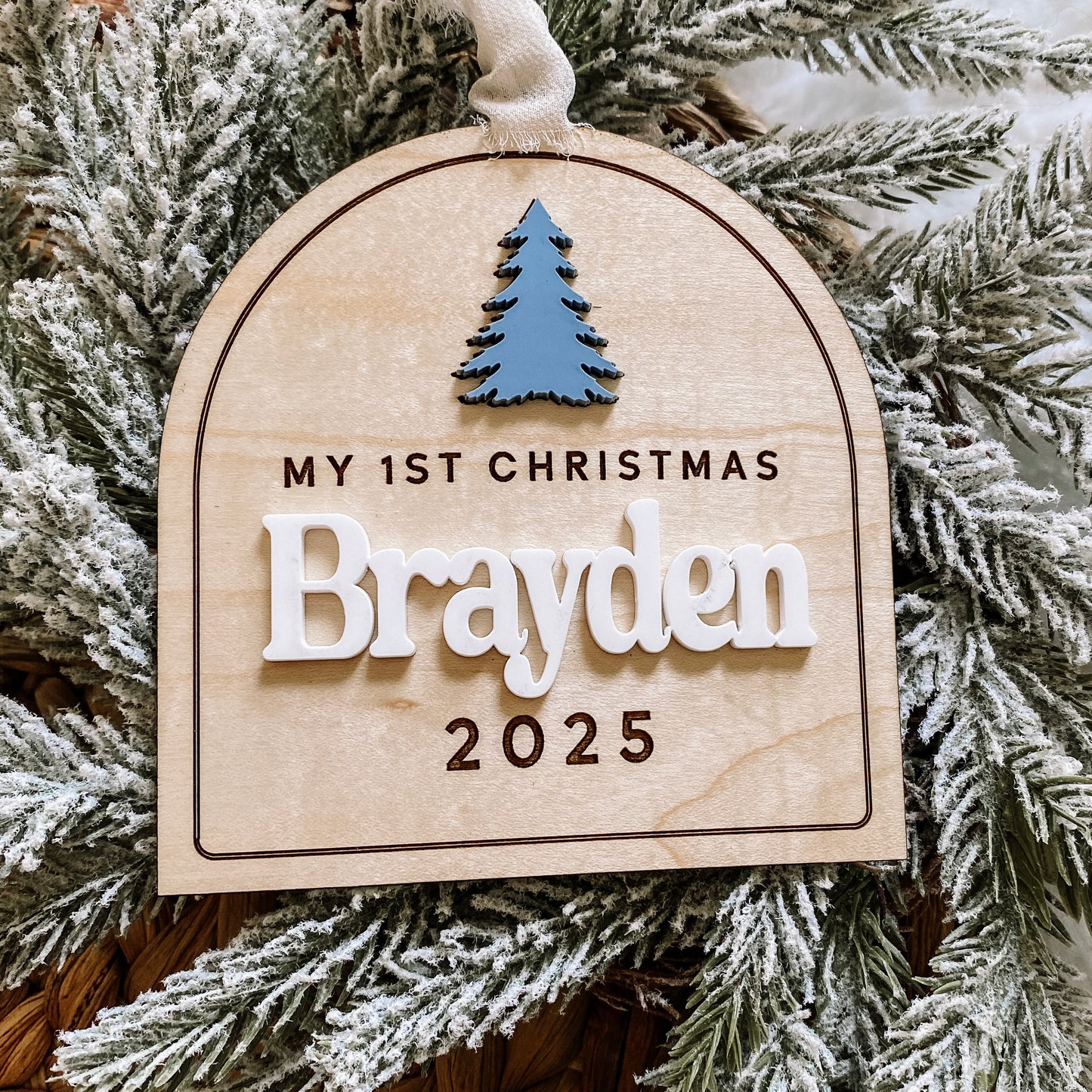 Baby’s 1st Christmas Ornament- Tree