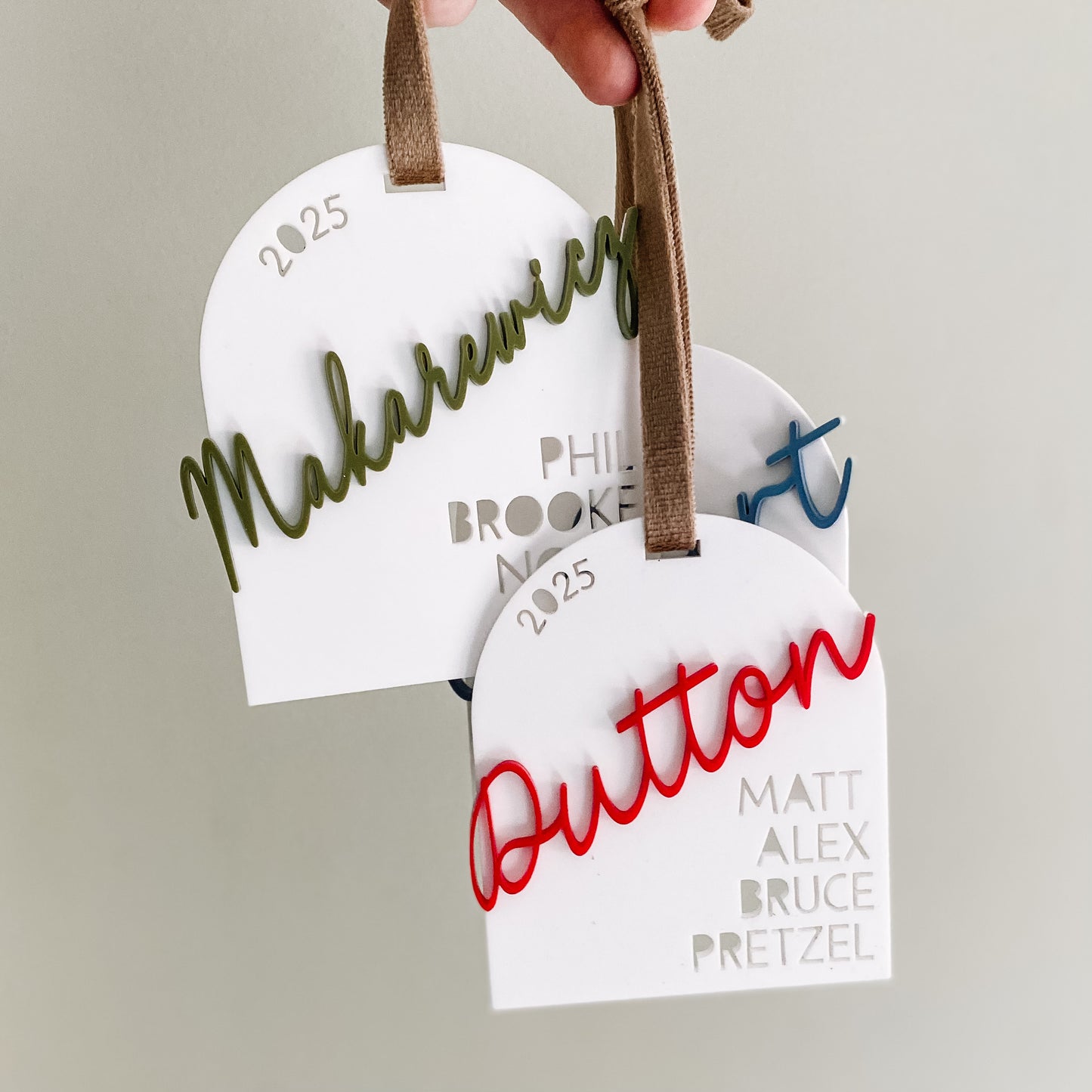 Custom Family Ornament - Acrylic Cutout