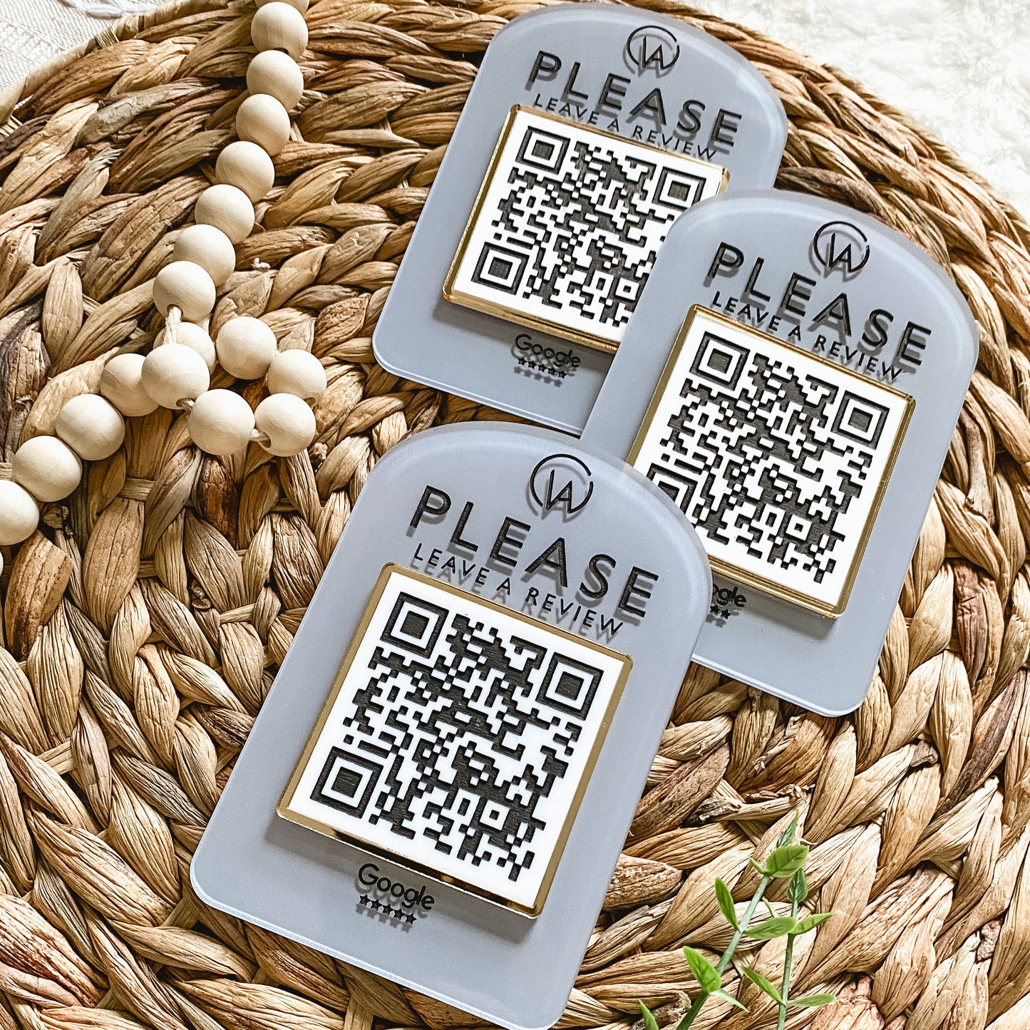 Custom Mini Single QR Code Sign