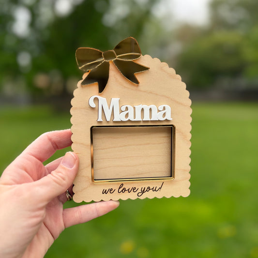 We Love You - Large Customizable Photo Frame Magnet
