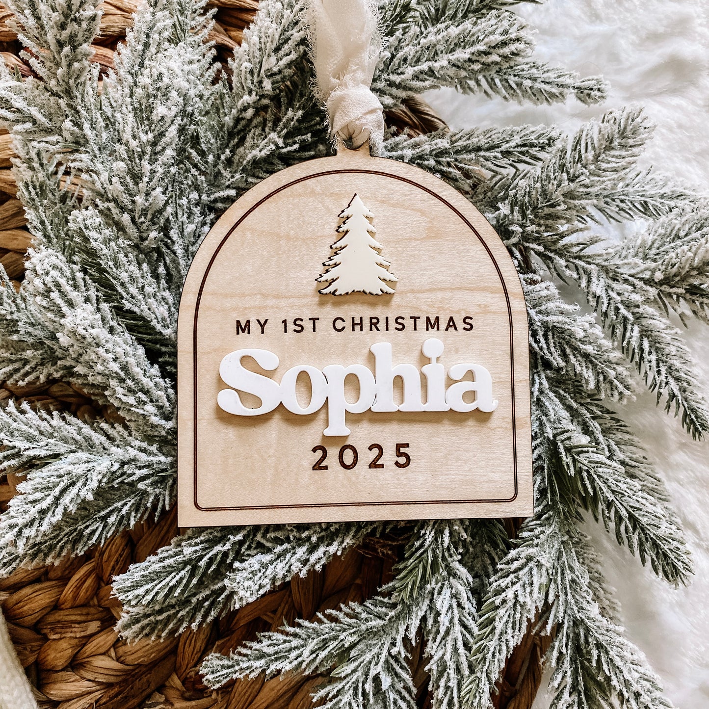 Baby’s 1st Christmas Ornament- Tree