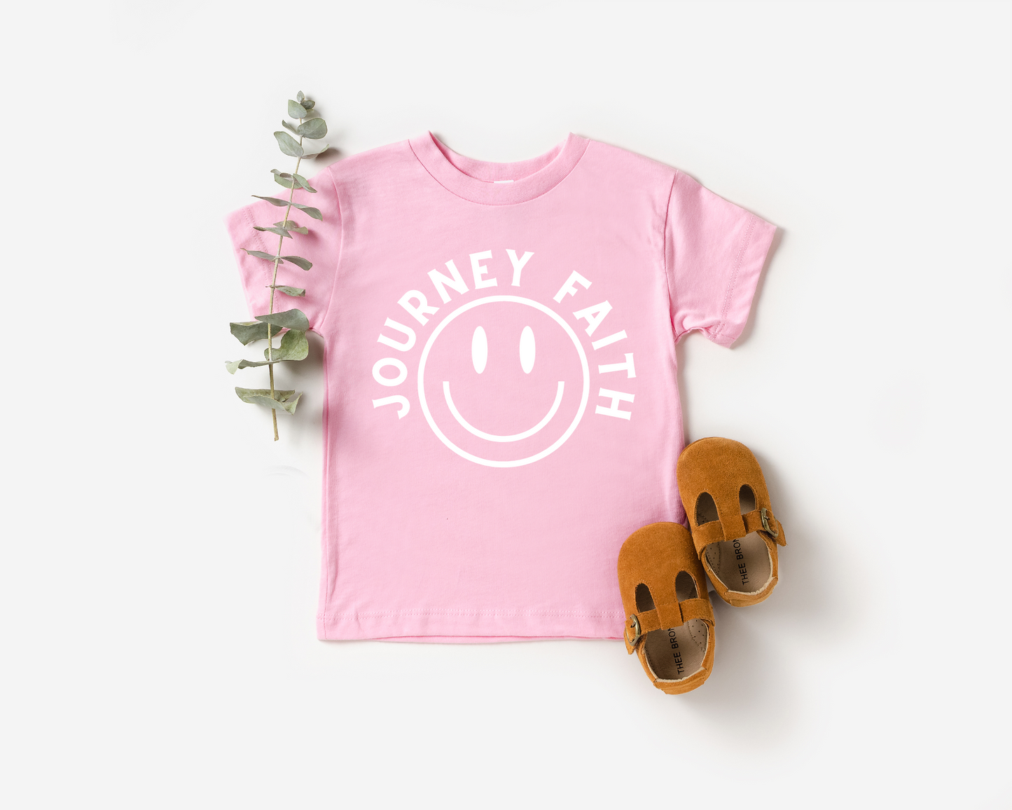 Custom Smiley Face Name Kid's Tee