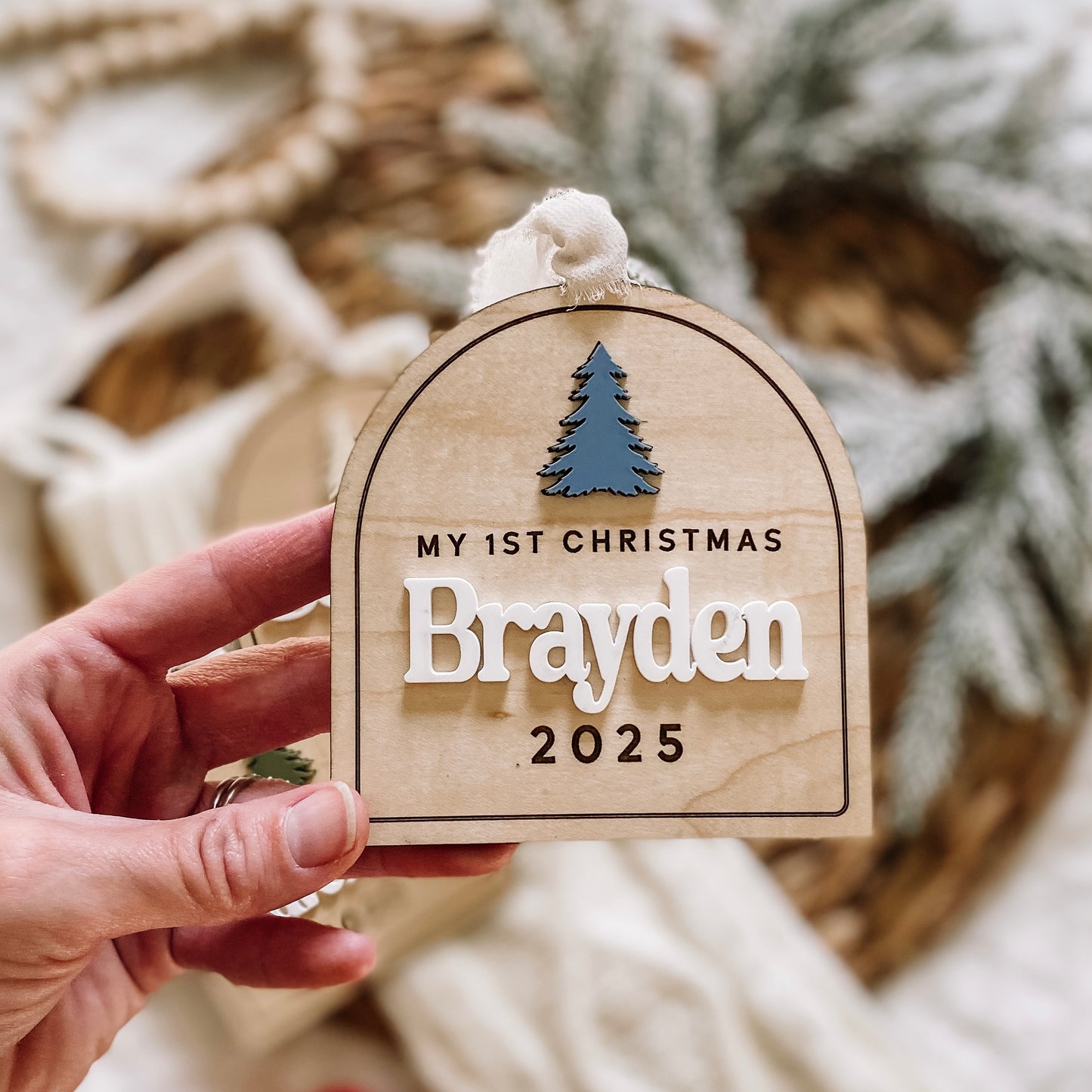 Baby’s 1st Christmas Ornament- Tree
