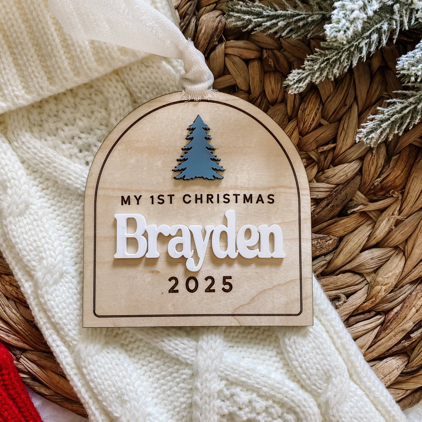 Baby’s 1st Christmas Ornament- Tree